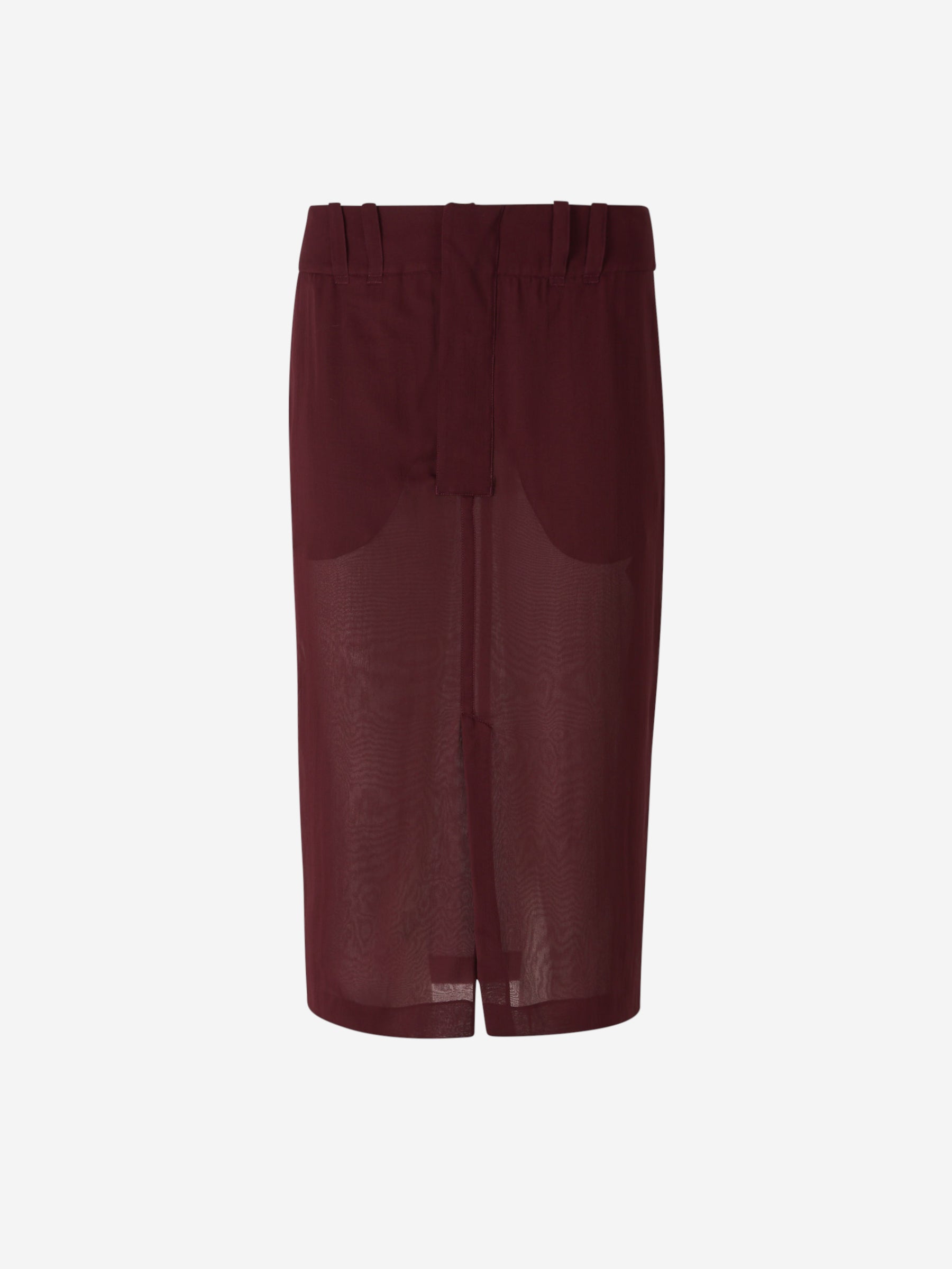 Оригінальна Silk MIDI Skirt Saint laurent – боковий вид