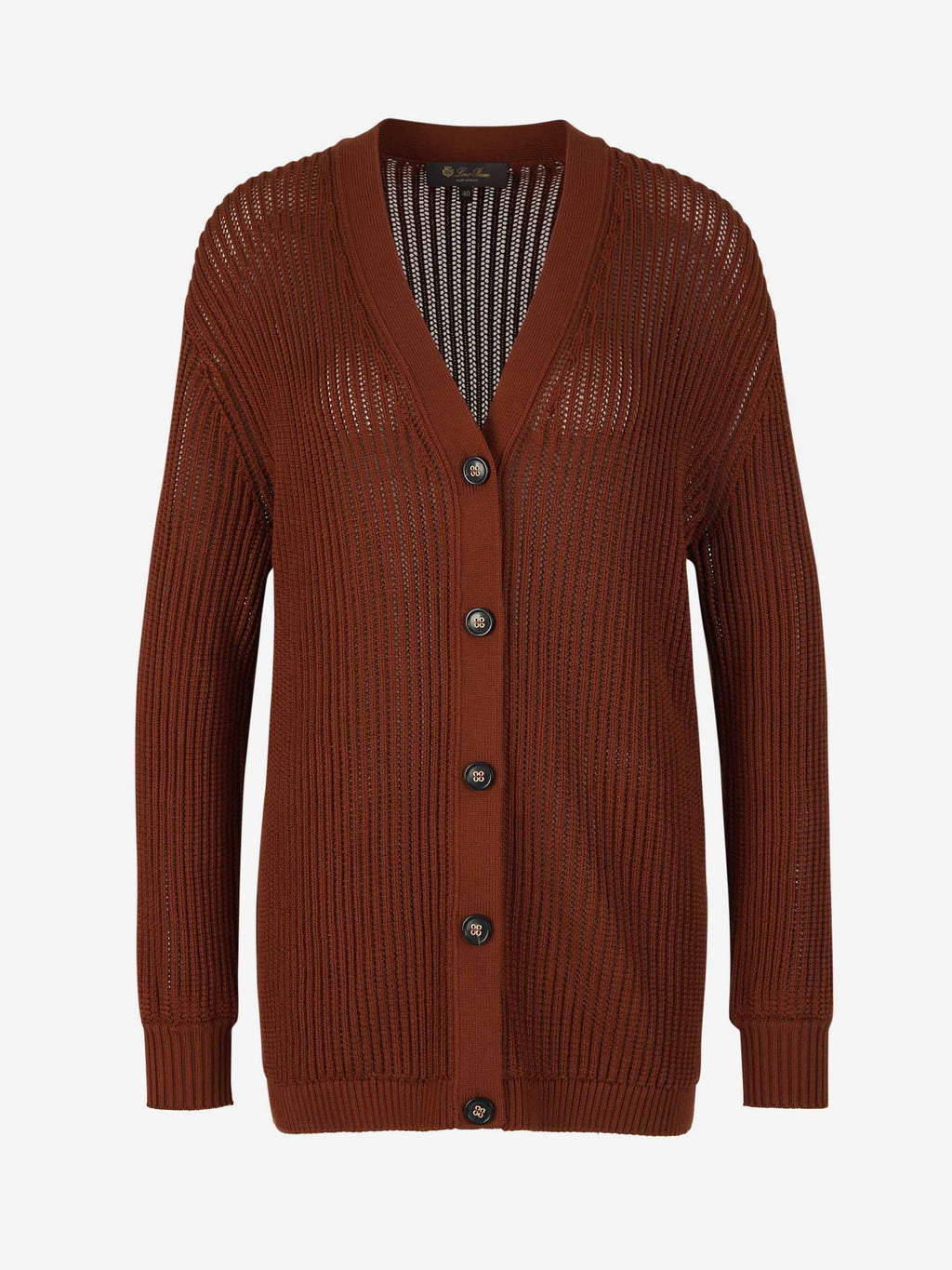 Oversize Silk Cardigan Loro piana оригінал – Купити в Україні – вид ззаду