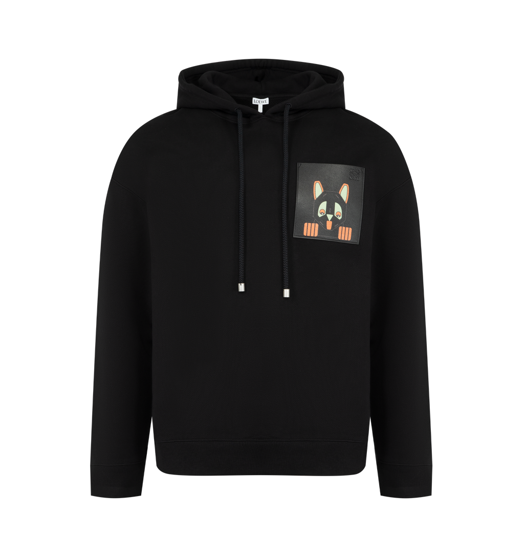 Relaxed Fit Hoodie Loewe оригінал – Купити в Україні – боковий вид