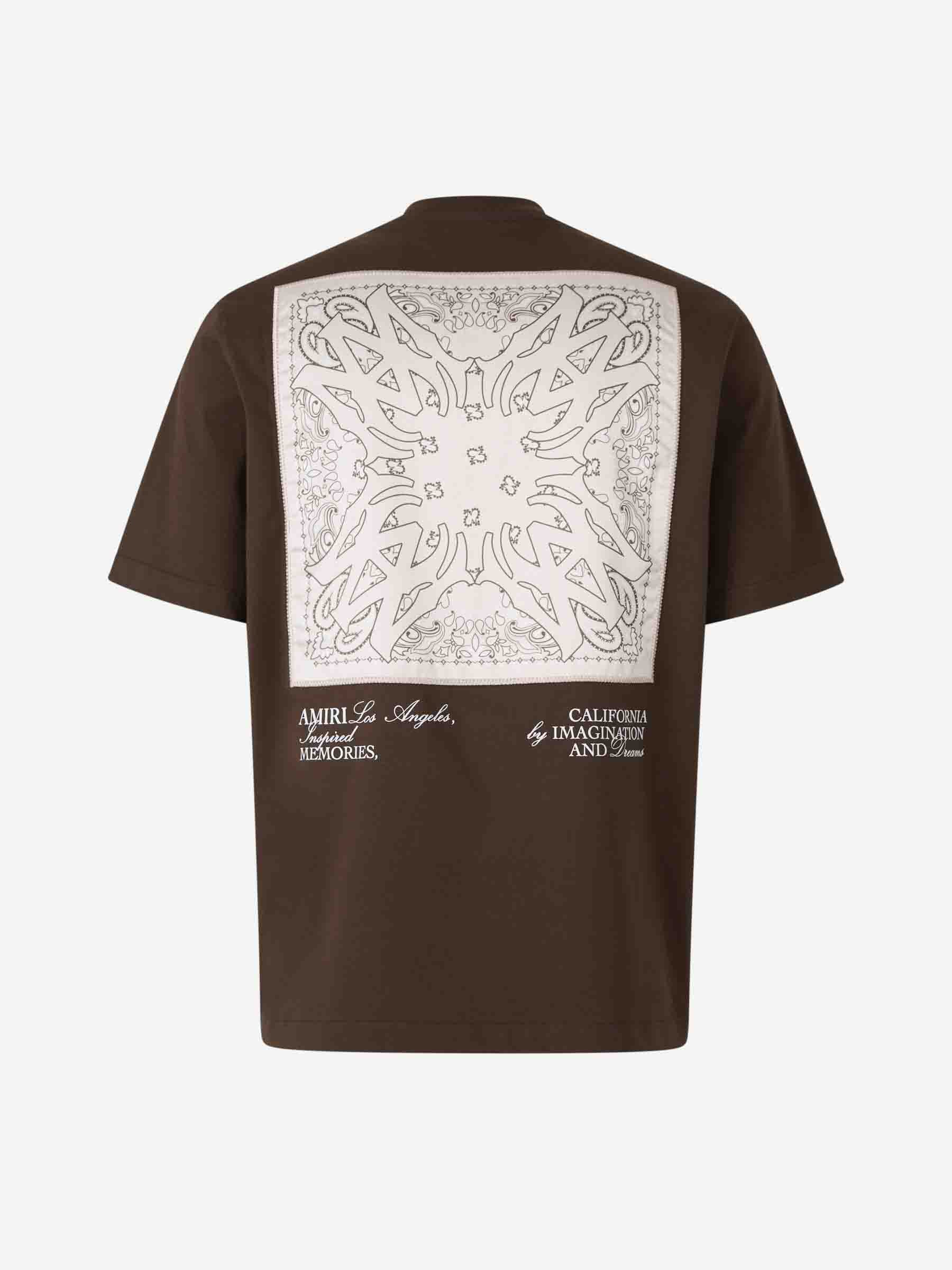 Оригінальна Ma Bandana T-Shirt Amiri – вид ззаду