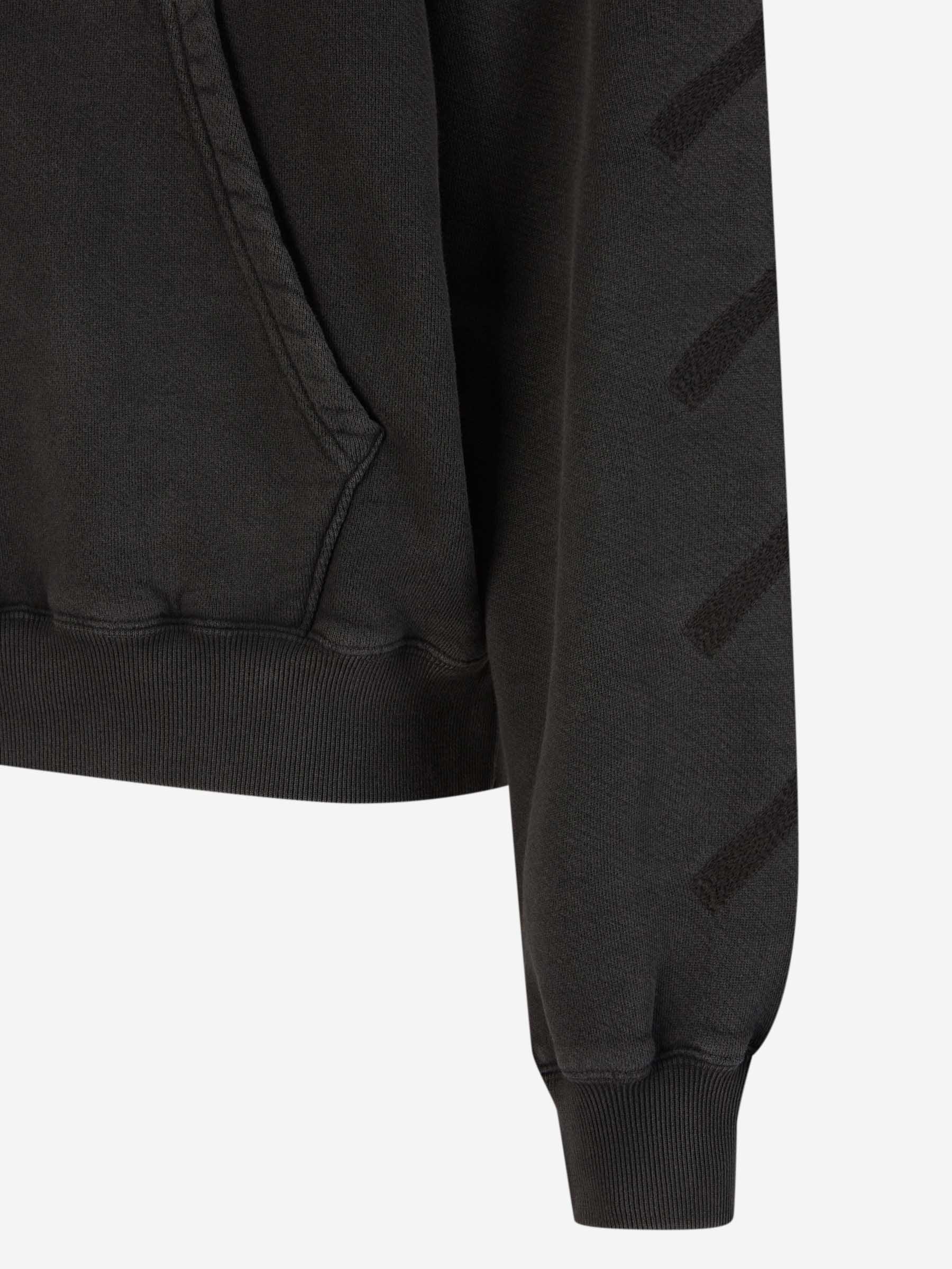 Printed Hood Sweatshirt Off-white оригінал – Купити в Україні – збільшений вид