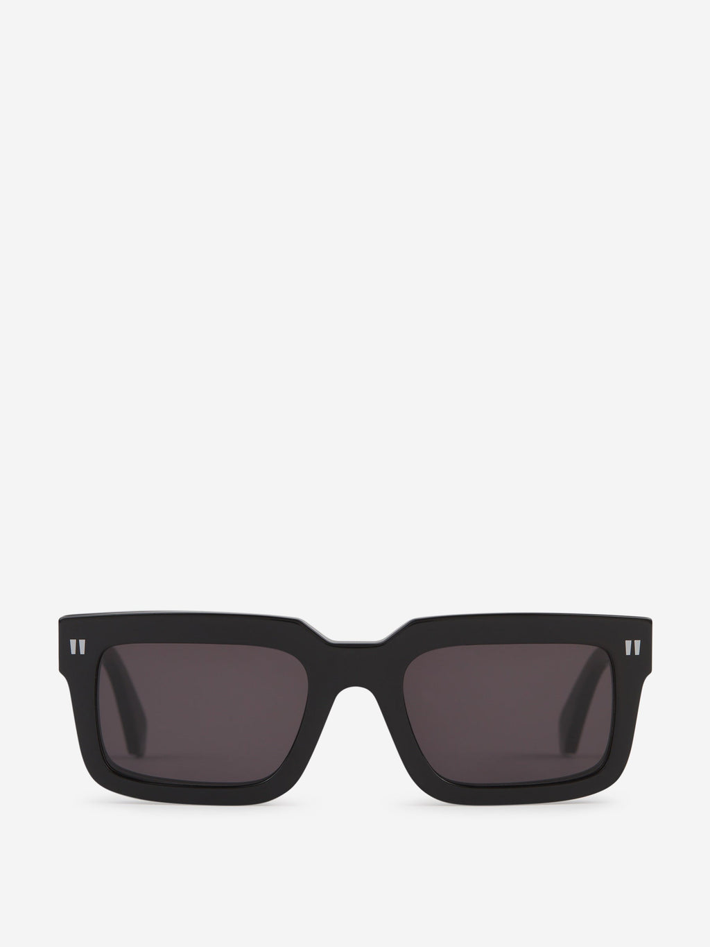 Оригінальна On2 Clip Rectangular Sunglasses Off-white – боковий вид