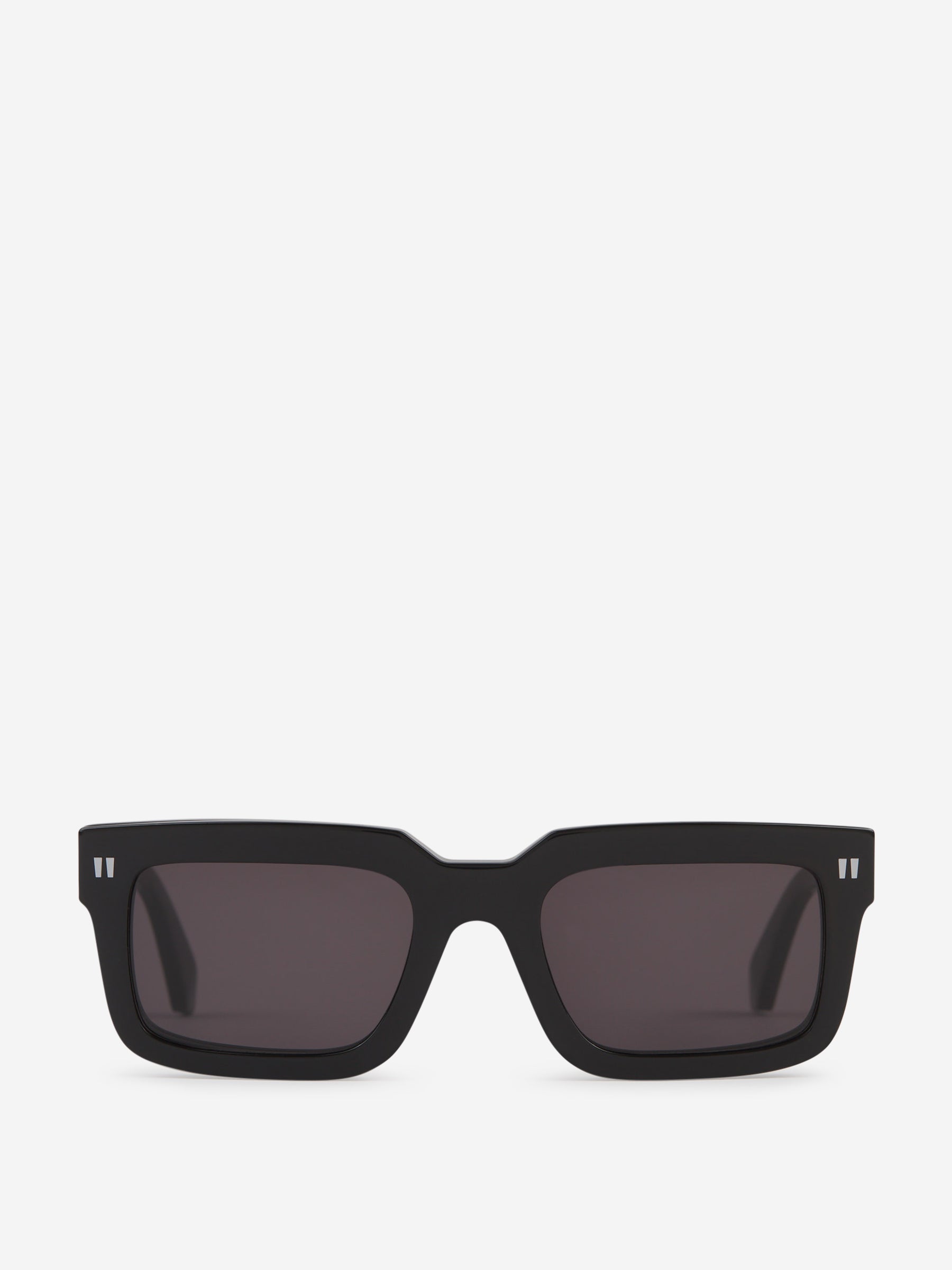 Оригінальна On2 Clip Rectangular Sunglasses Off-white – боковий вид
