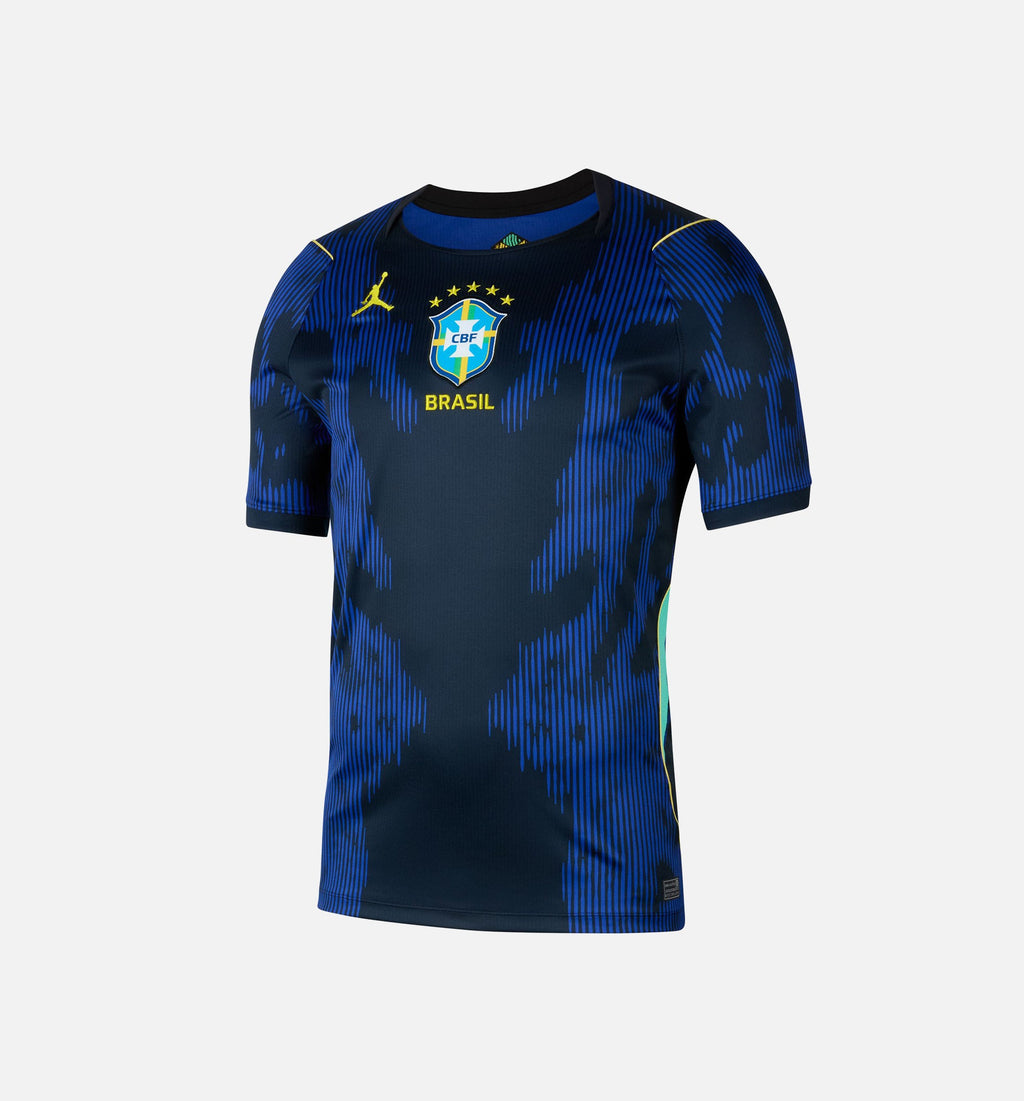 Оригінальна Brazil 2026 Stadium Away Dri Fit Soccer Replica Mens Jersey Nike – боковий вид