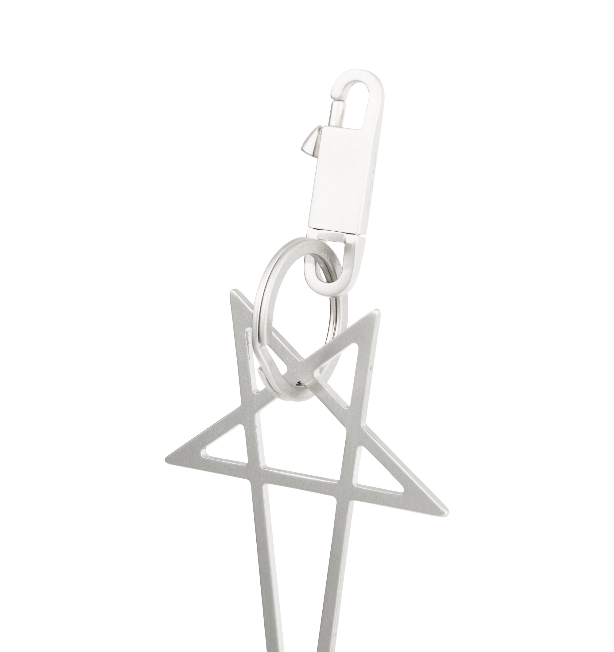 Big Pentagram Keychain Rick owens – Гарантія оригінальності – вид ззаду