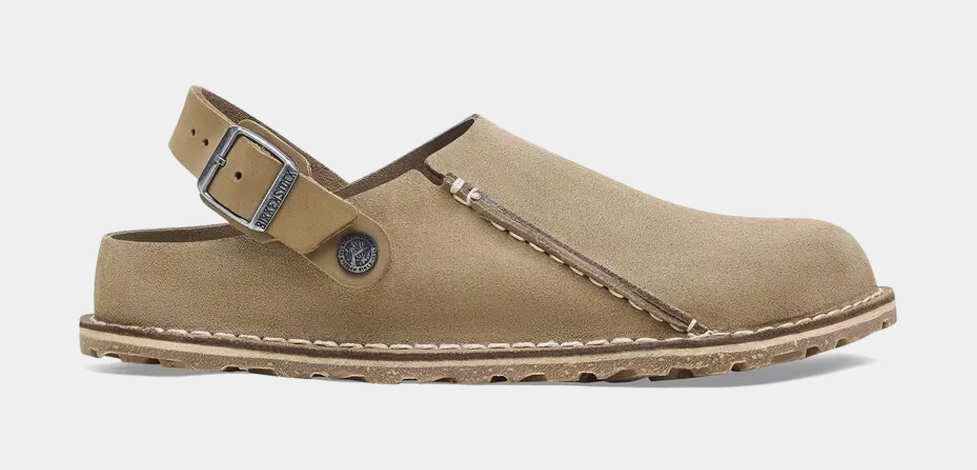 Lutry Premium Suede Womens Sandals Birkenstock – Гарантія оригінальності – боковий вид - BIRKENSTOCK