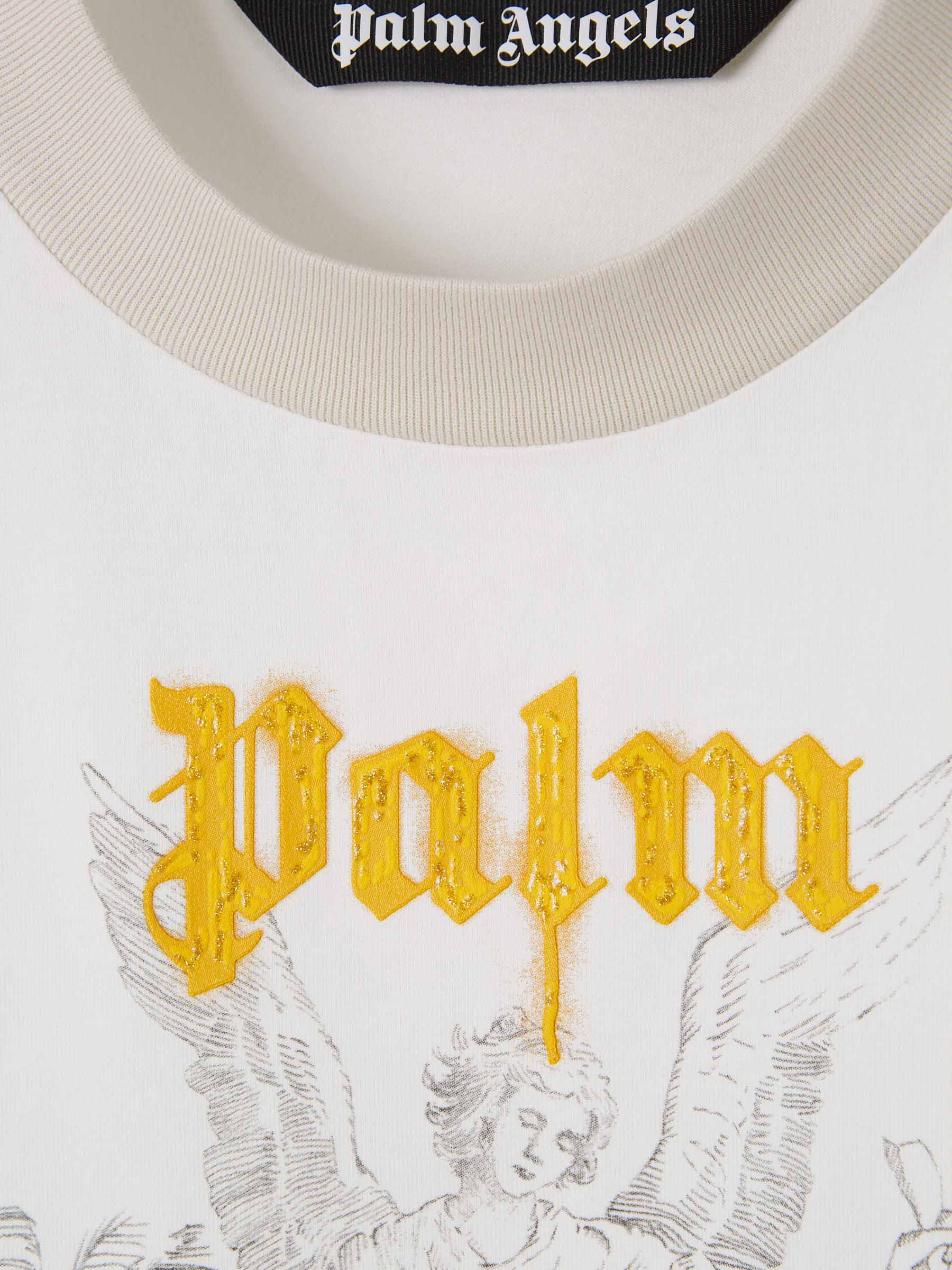 Angel Motif T-Shirt Palm angels – Гарантія оригінальності – детальний вид
