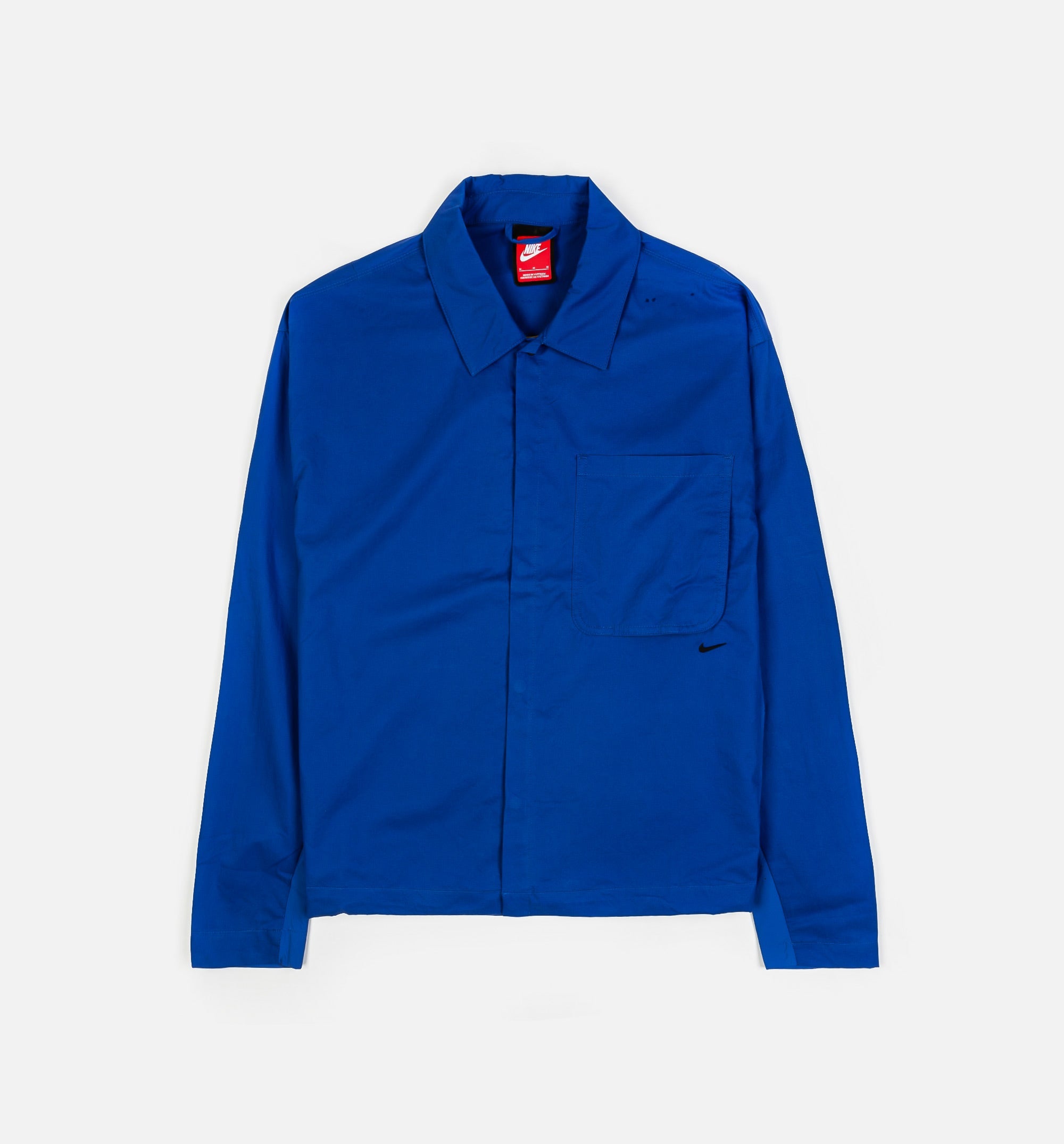 Оригінальна Nsw Tech Button Down Top Mens Long Sleeve Shirt Nike – боковий вид