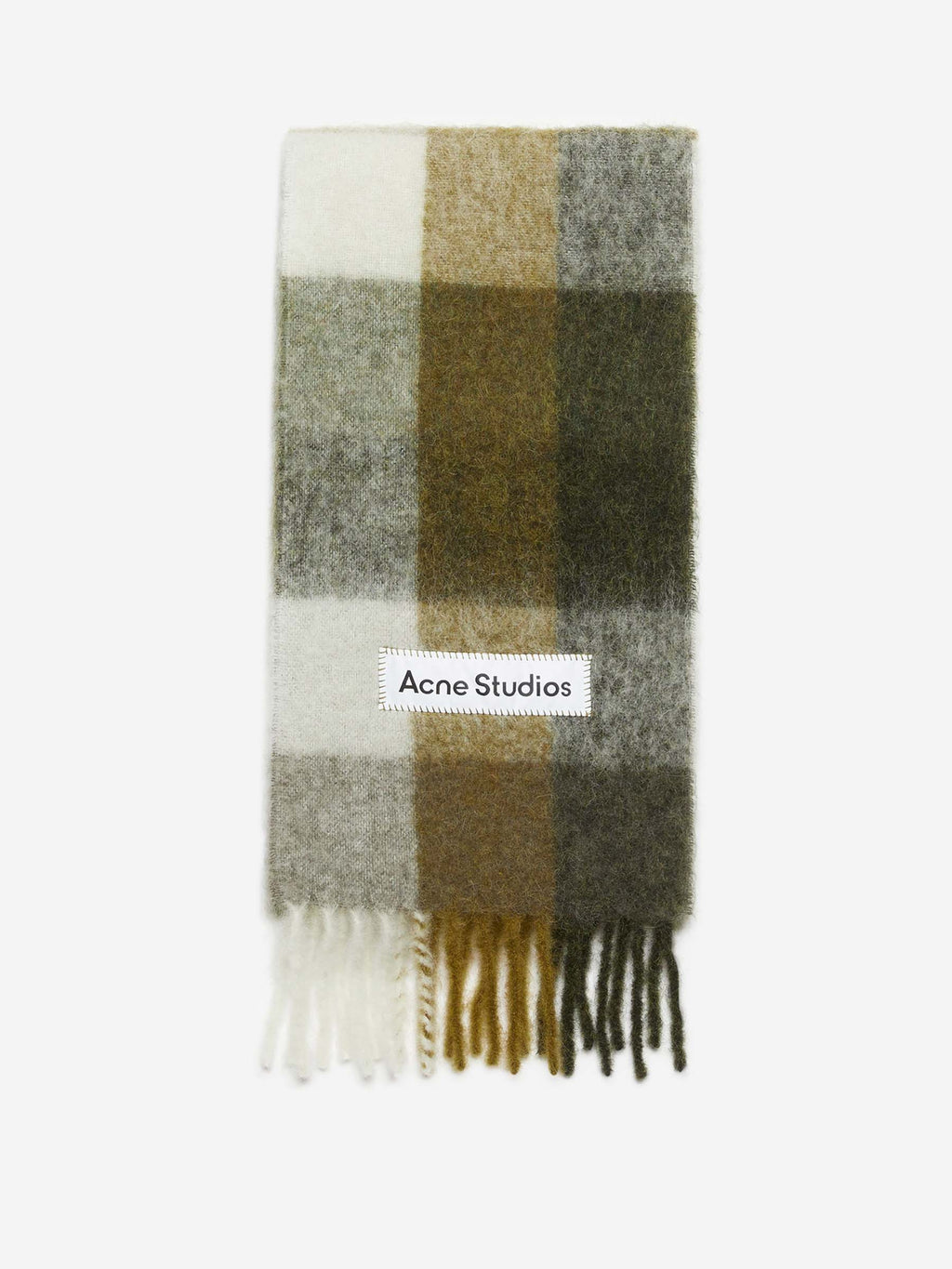 Checkered Motif Scarf Acne studios оригінал – Купити в Україні – боковий вид
