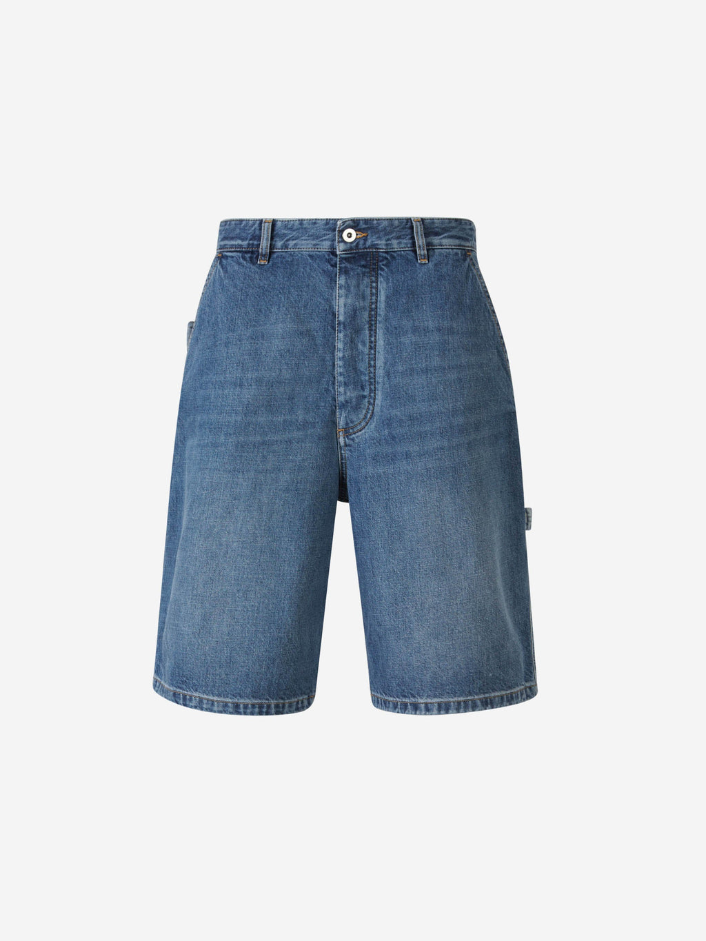 Oversize Denim Bermudas Bottega veneta – Гарантія оригінальності – боковий вид