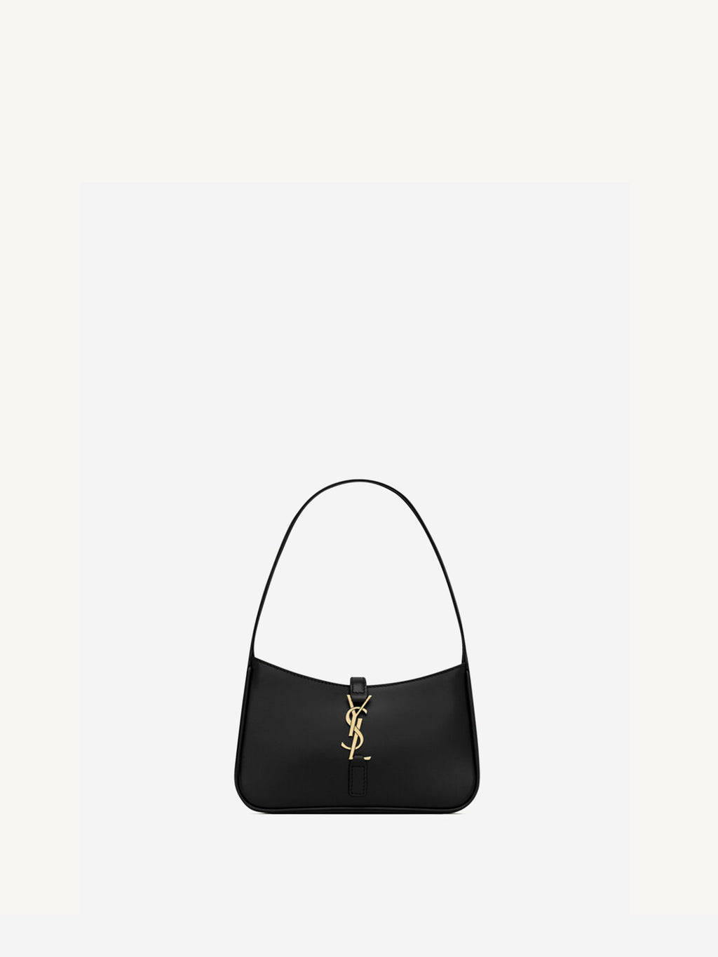 Оригінальна Leather Baguette Shoulder Bag Saint laurent – боковий вид