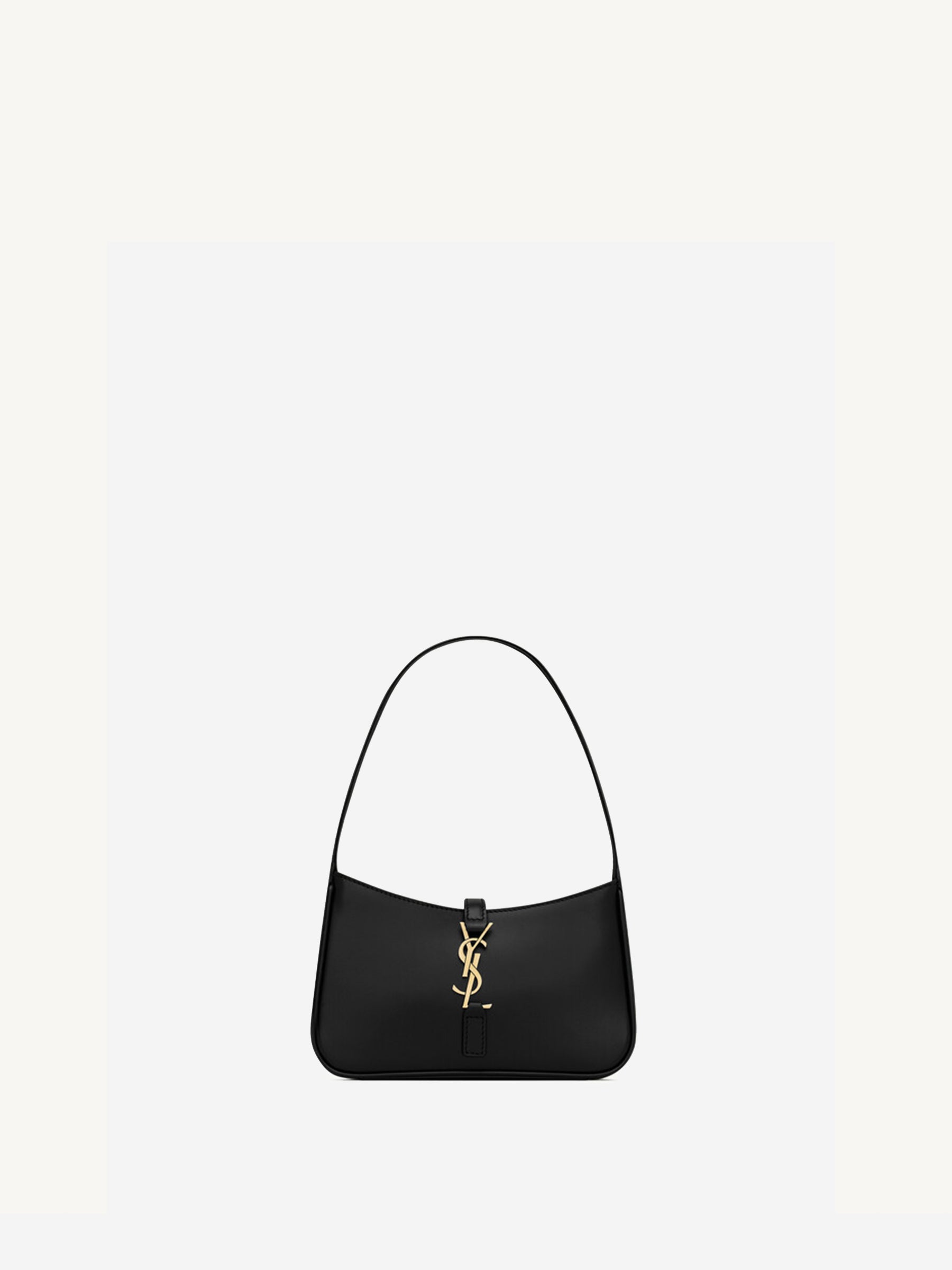 Оригінальна Leather Baguette Shoulder Bag Saint laurent – боковий вид
