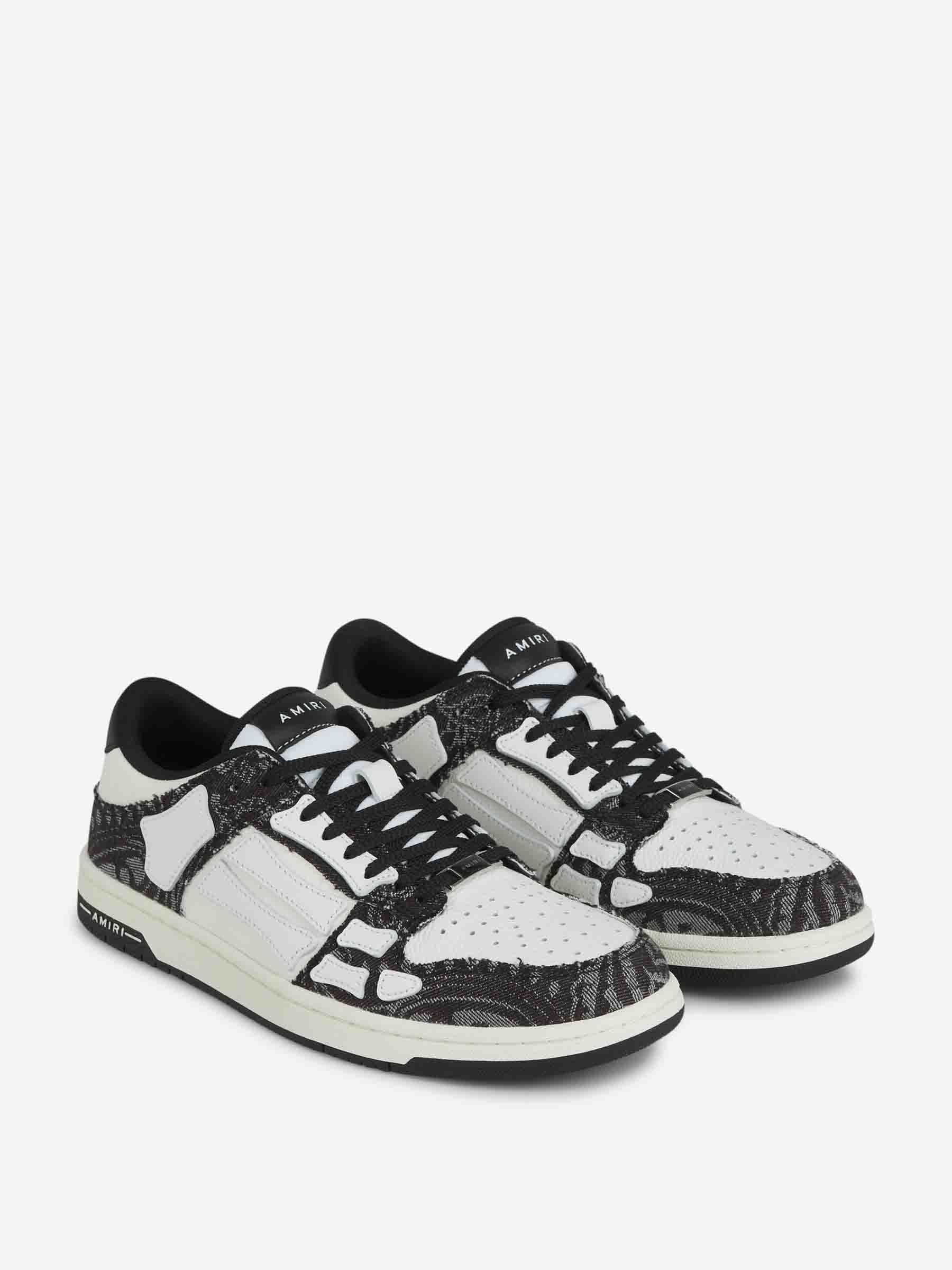 Оригінальна Denim Skeleton Sneakers Amiri – вид ззаду