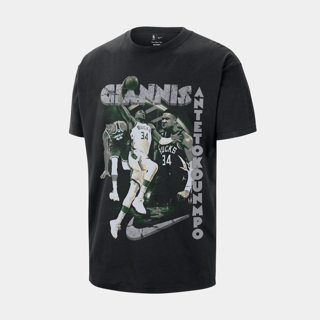 Оригінальна Giannis Antetokounmpo Nba Mens Short Sleeve Shirt Nike – боковий вид