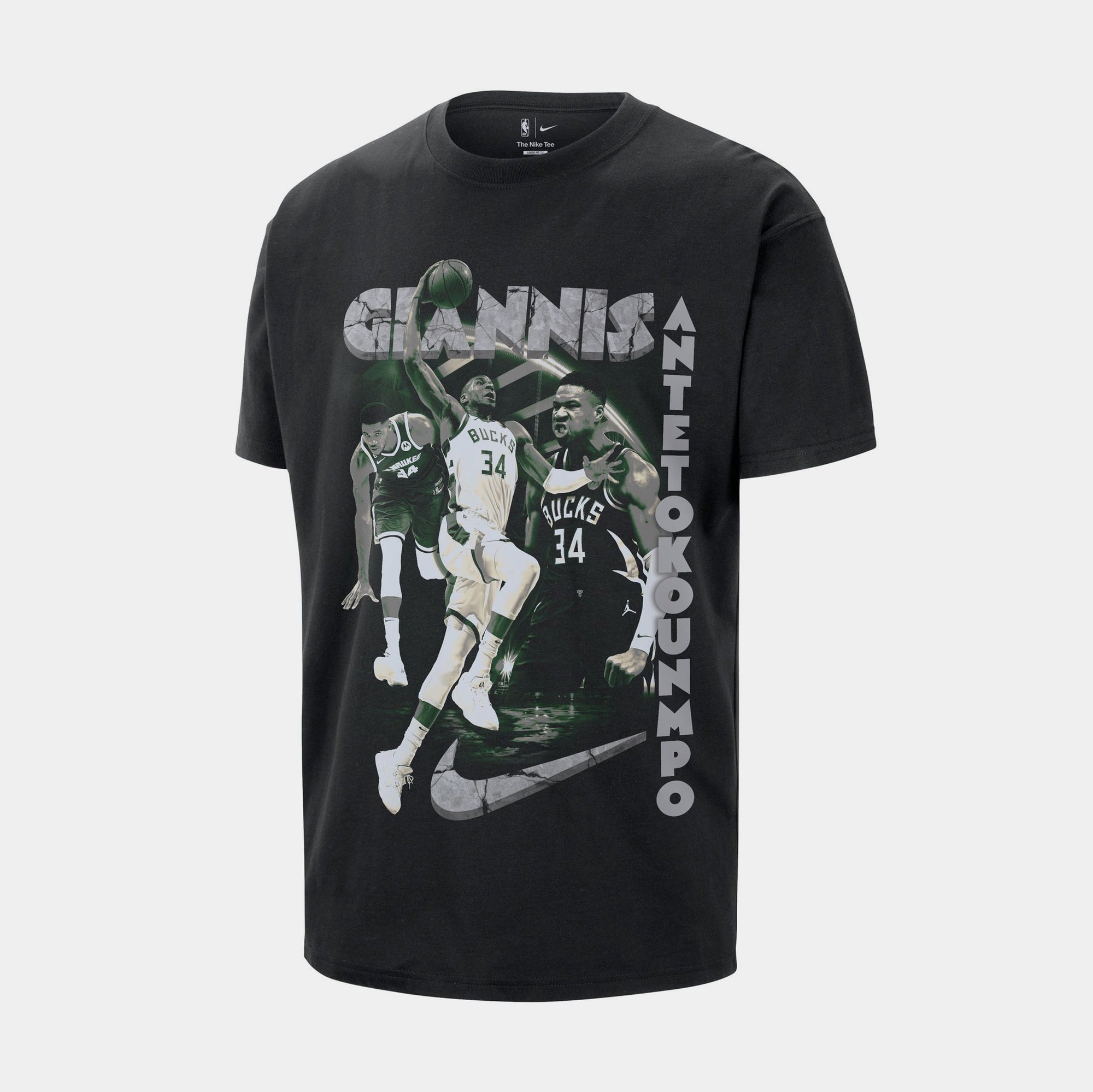 Оригінальна Giannis Antetokounmpo Nba Mens Short Sleeve Shirt Nike – боковий вид