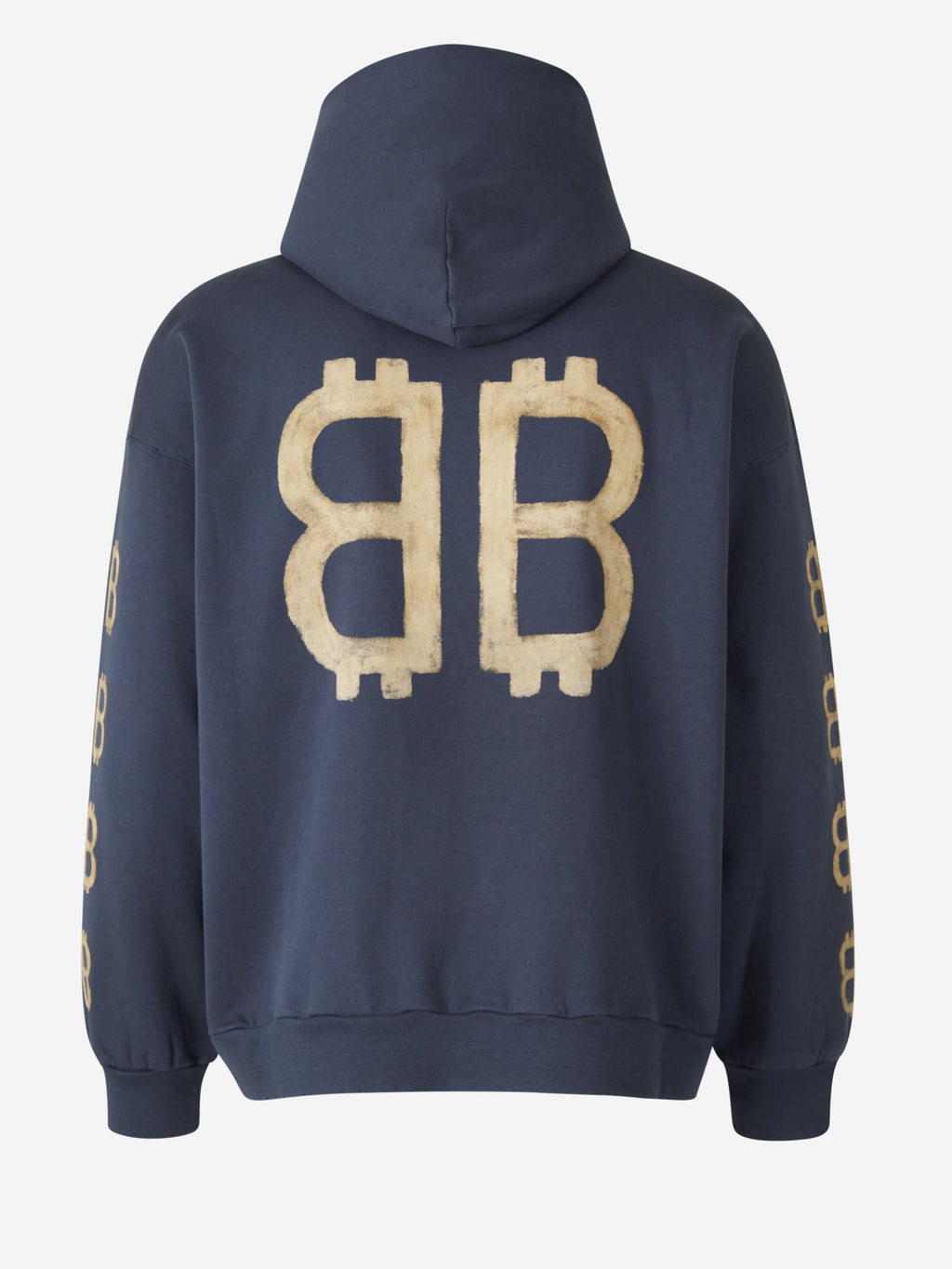 Оригінальна Crypto Logo Sweatshirt Balenciaga – вид ззаду