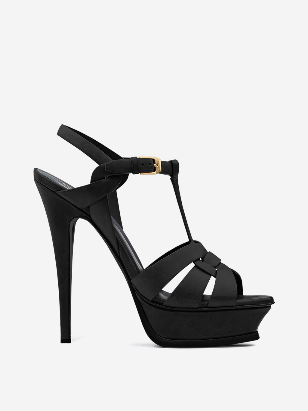 Tribute Heeled Sandals Saint laurent – Гарантія оригінальності – боковий вид