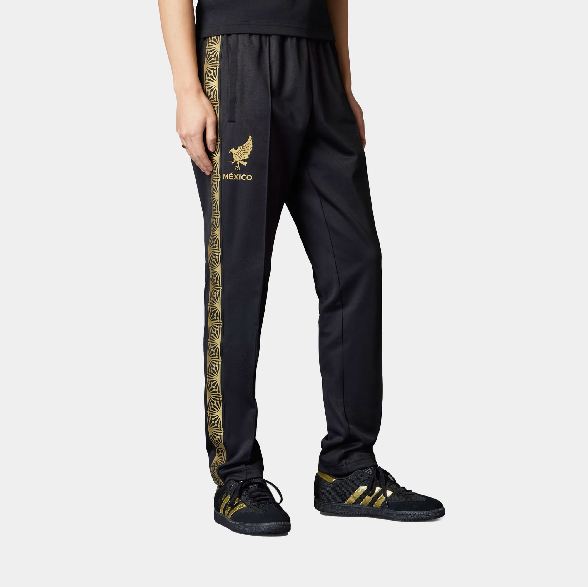 Mexico National Knit Fmf Track Mens Pants Adidas – Гарантія оригінальності – боковий вид - ADIDAS