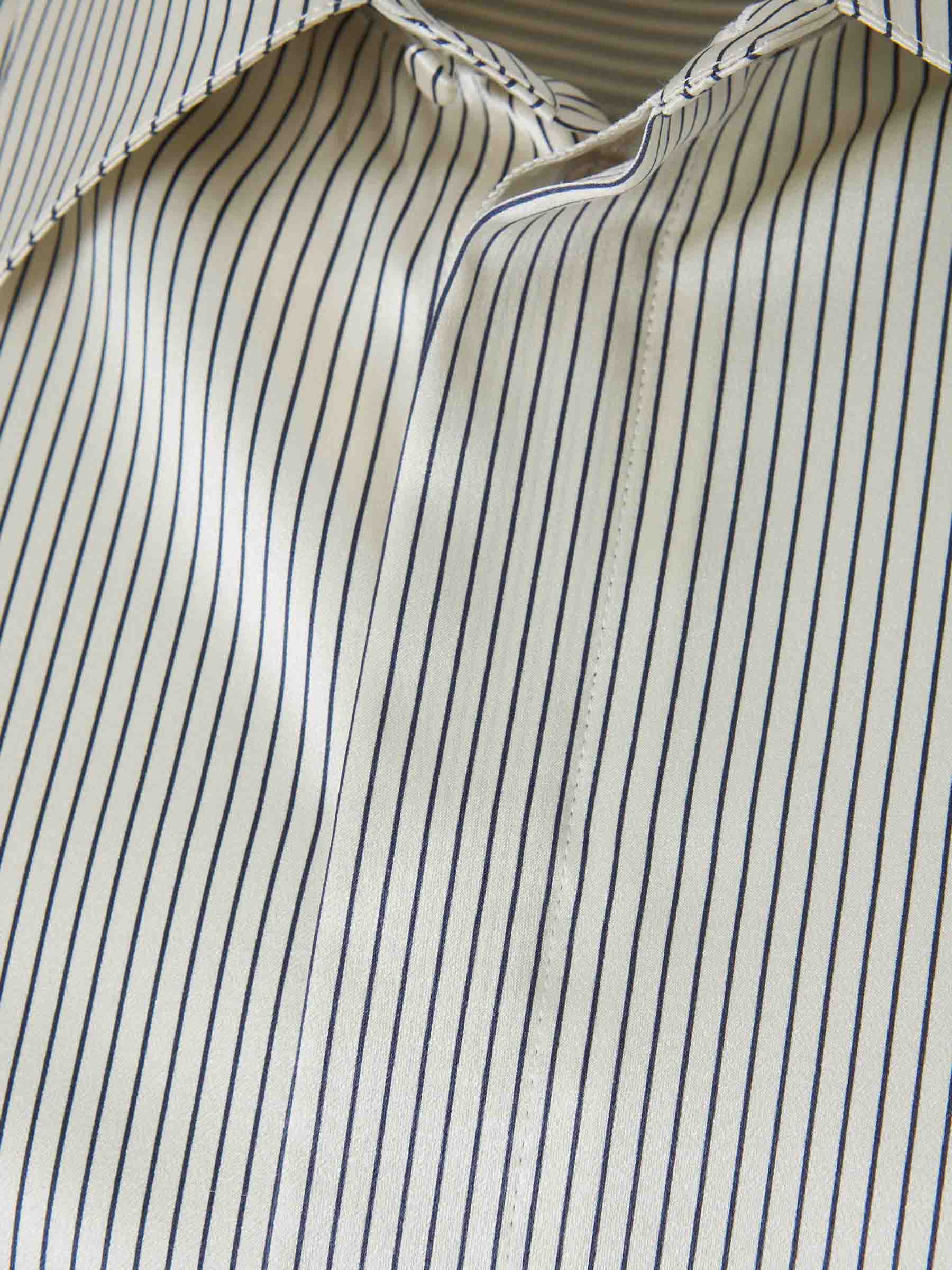 Striped Silk Shirt Saint laurent оригінал – Купити в Україні – детальний вид