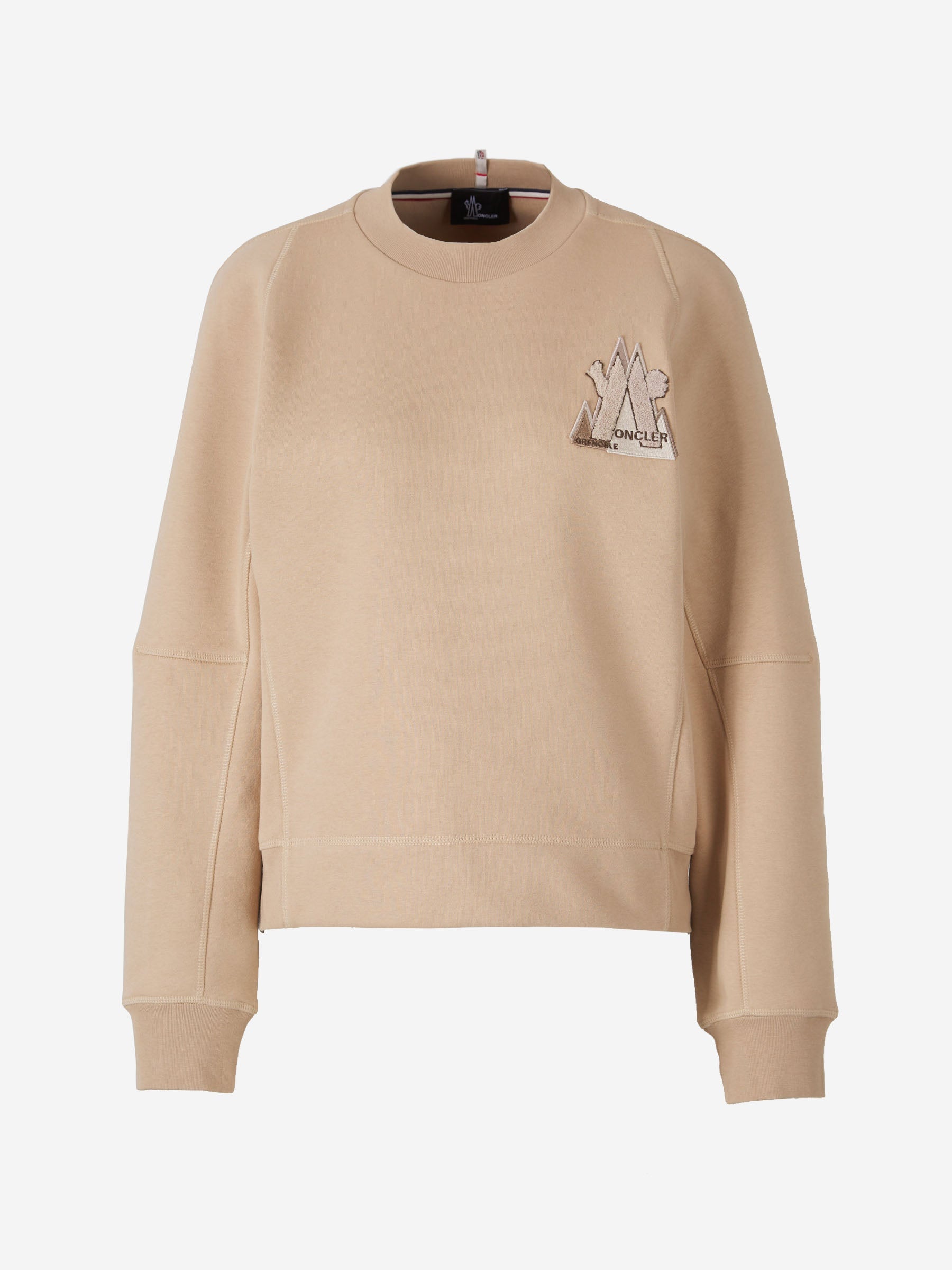 Оригінальна Grenoble Cotton Sweatshirt Moncler – боковий вид - MONCLER