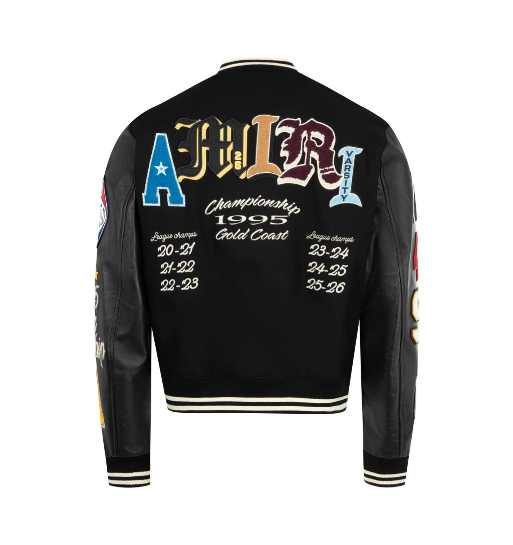 Оригінальна Varsity Patch Jacket Amiri – вид ззаду