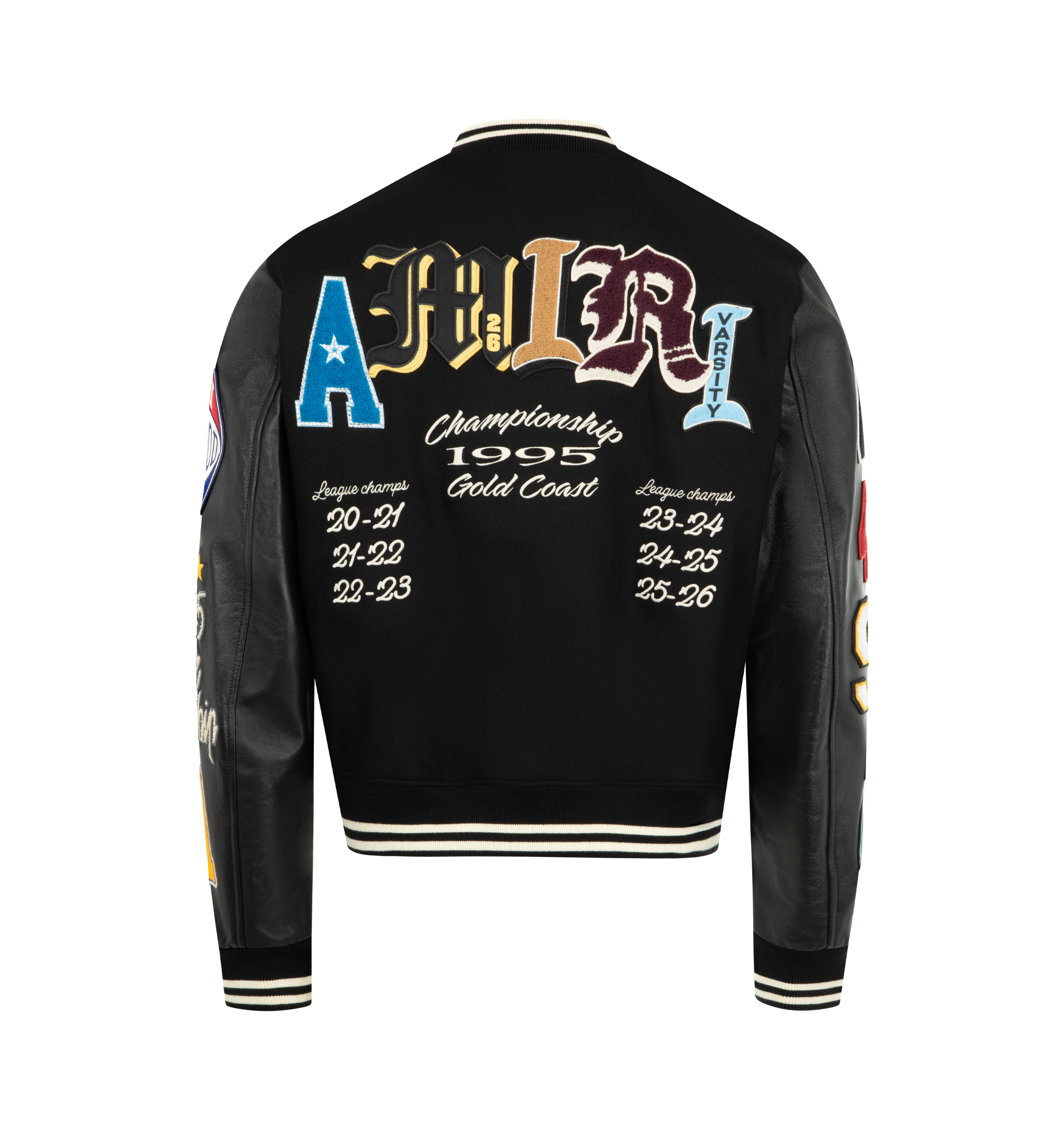 Оригінальна Varsity Patch Jacket Amiri – вид ззаду