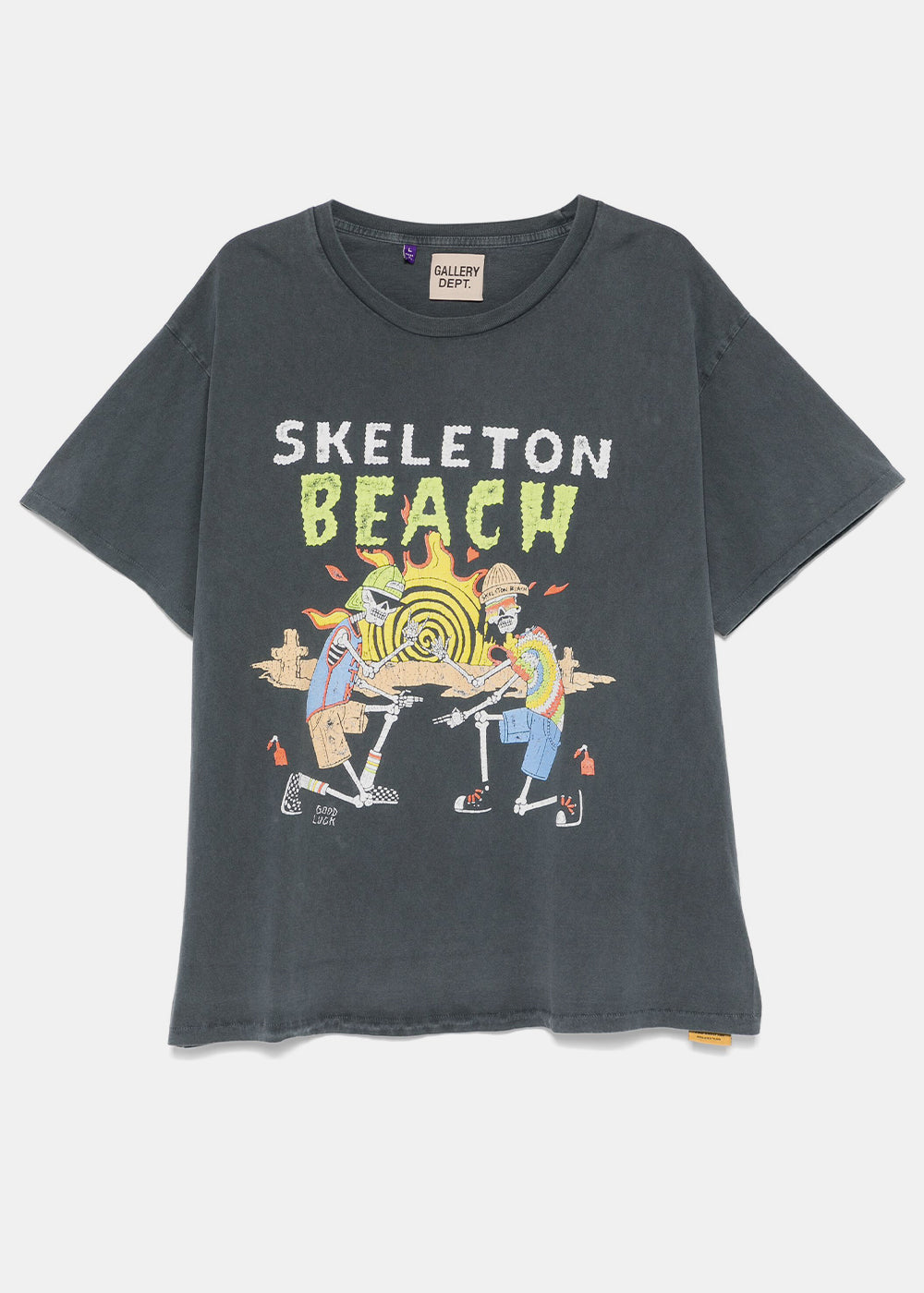 Vintage Black Skeleton Beach Tee Gallery department – Гарантія оригінальності – боковий вид