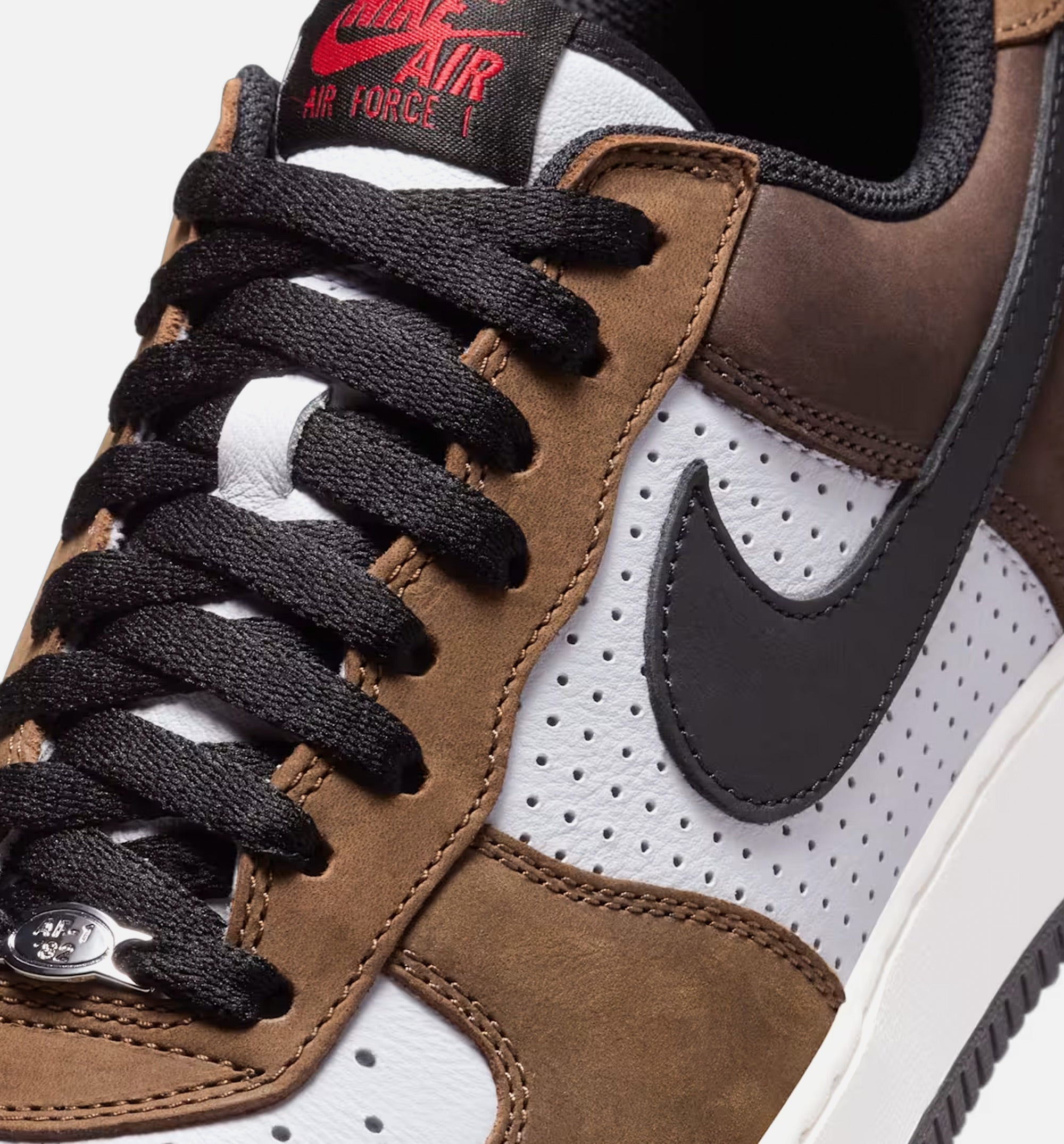 Air Force 1 Retro Low White And Baroque Brown Mens Lifestyle Shoe Nike – Гарантія оригінальності – детальний вид