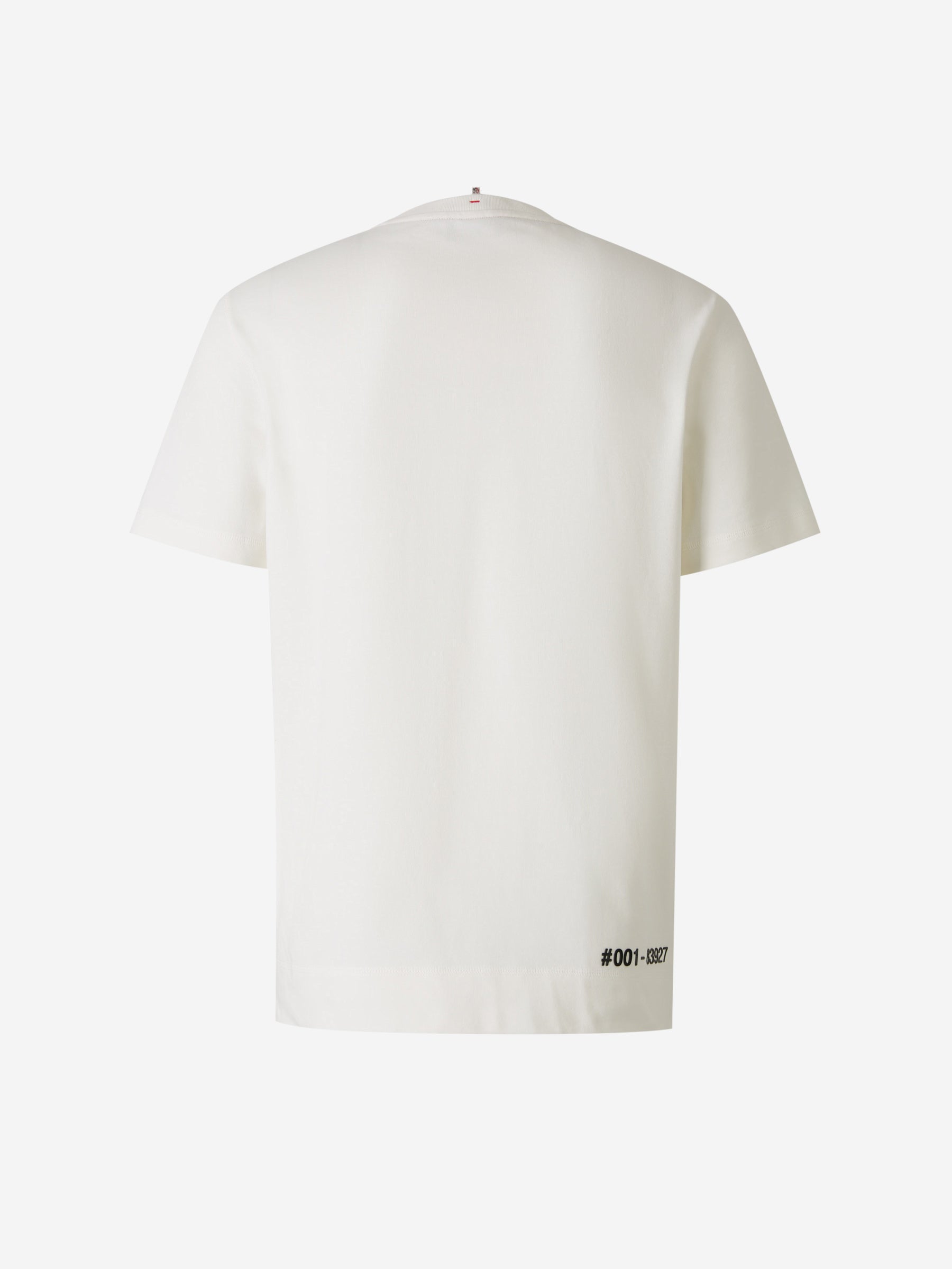 Printed Cotton T-Shirt Moncler – Гарантія оригінальності – вид ззаду