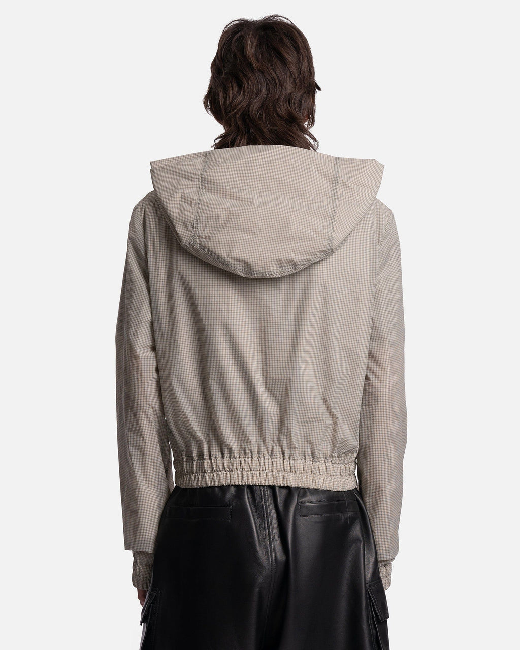 Оригінальна Edfu Hooded Top In Pearl Rick owens – детальний вид