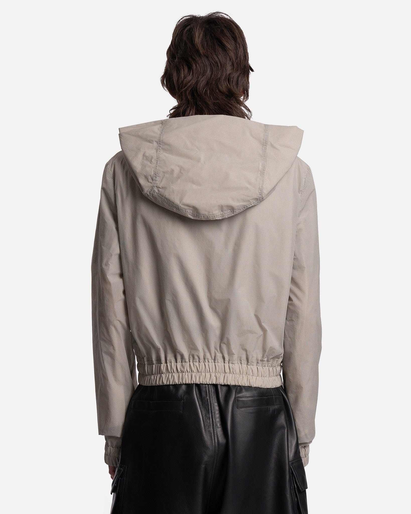 Оригінальна Edfu Hooded Top In Pearl Rick owens – детальний вид
