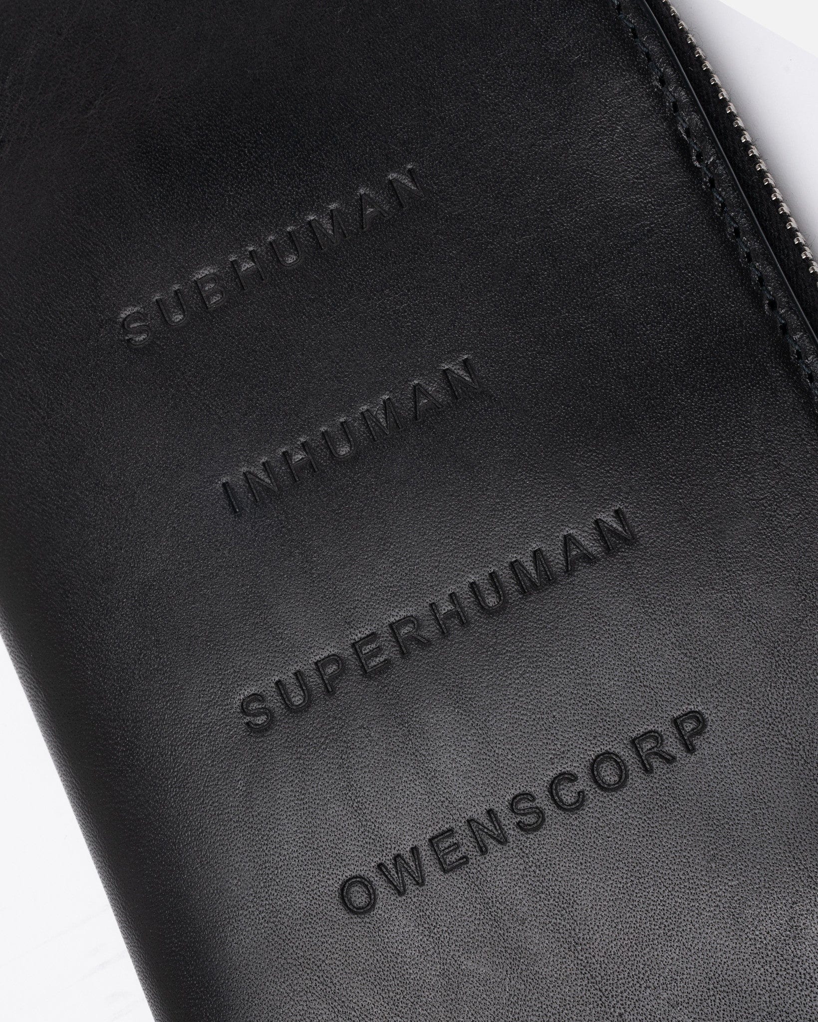 Оригінальна Edfu Neck Wallet In Black Rick owens – збільшений вид - RICK OWENS