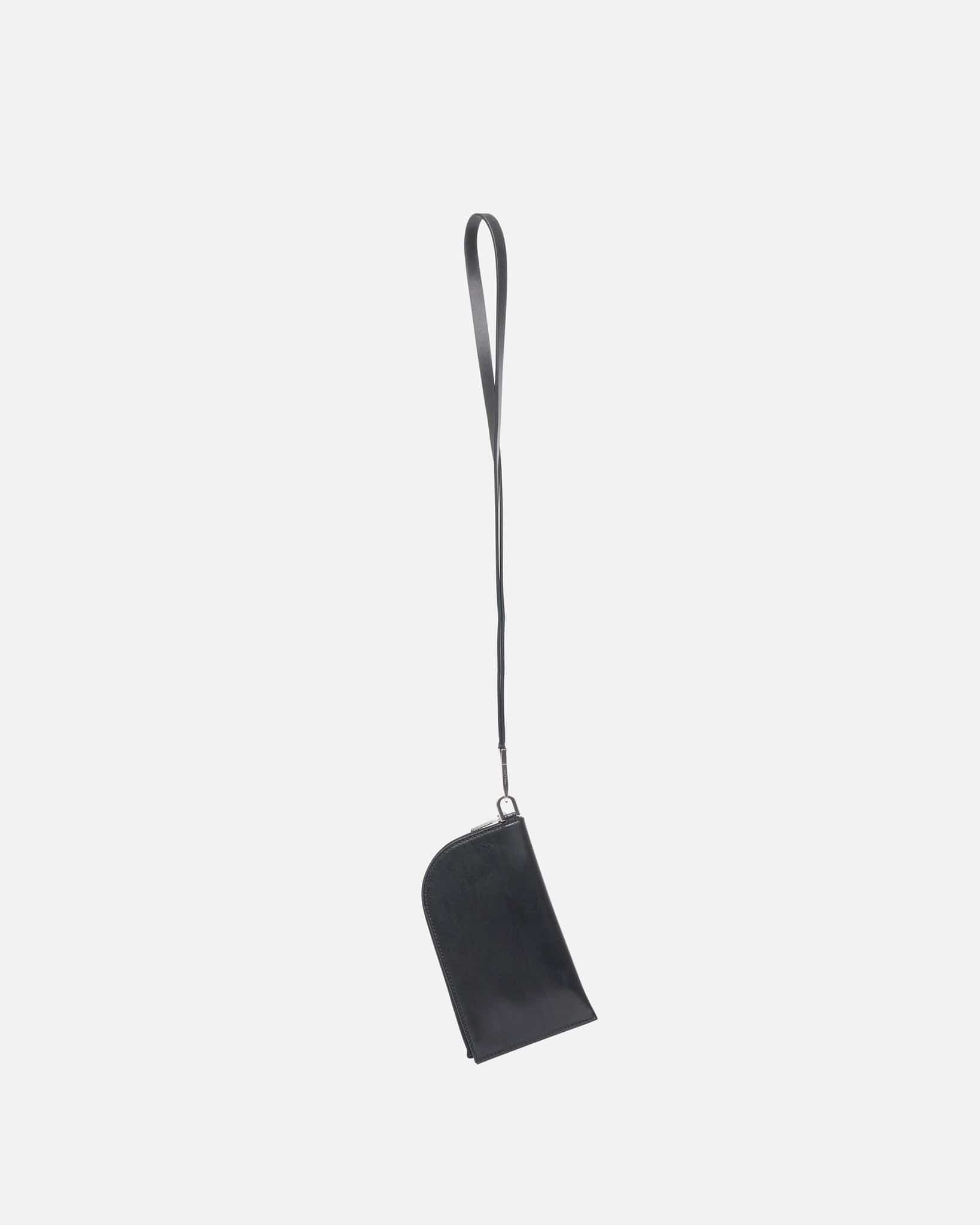 Оригінальна Edfu Neck Wallet In Black Rick owens – вид ззаду - RICK OWENS