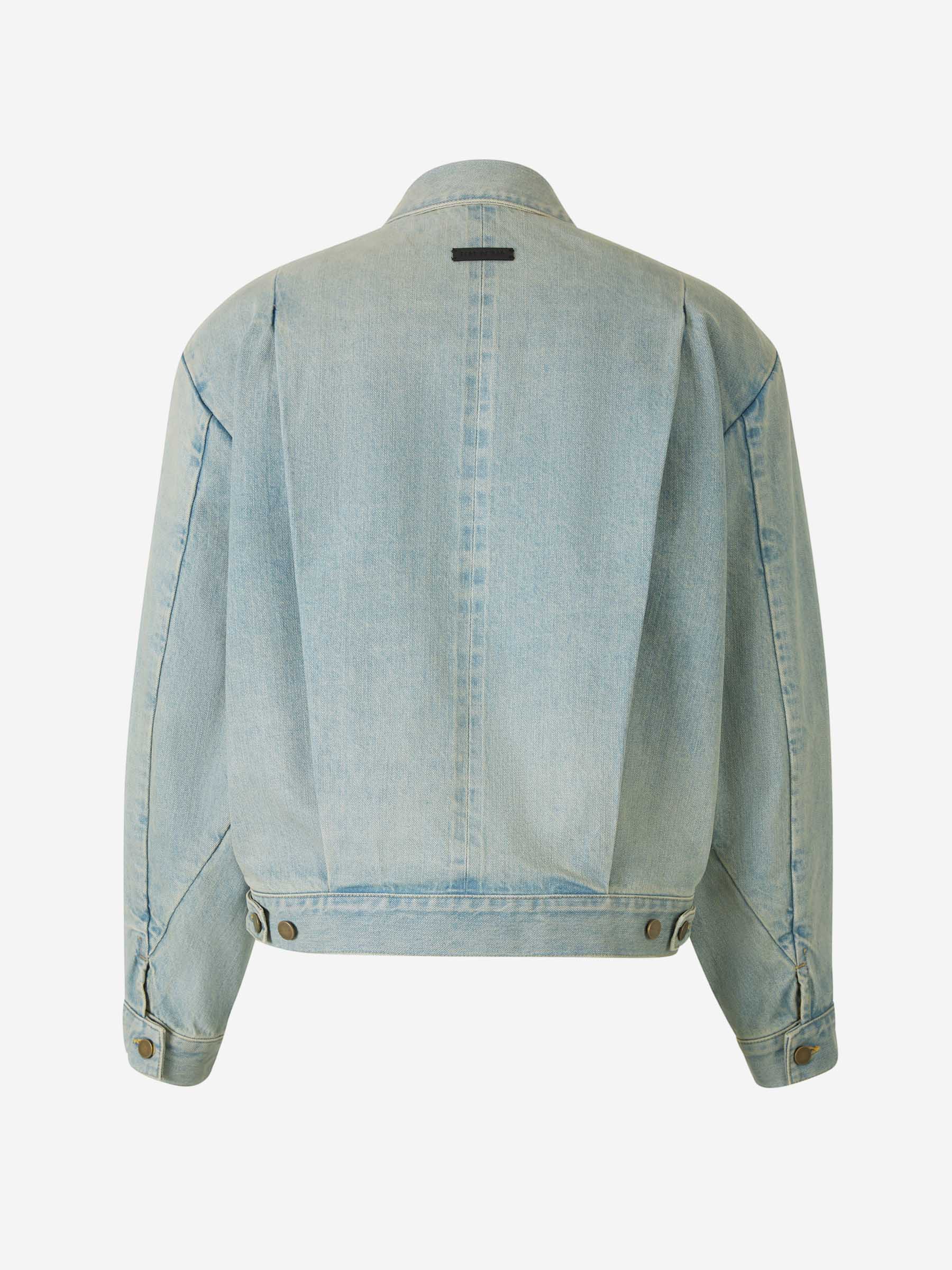 Zipper Denim Jacket Fear of god – Гарантія оригінальності – вид ззаду