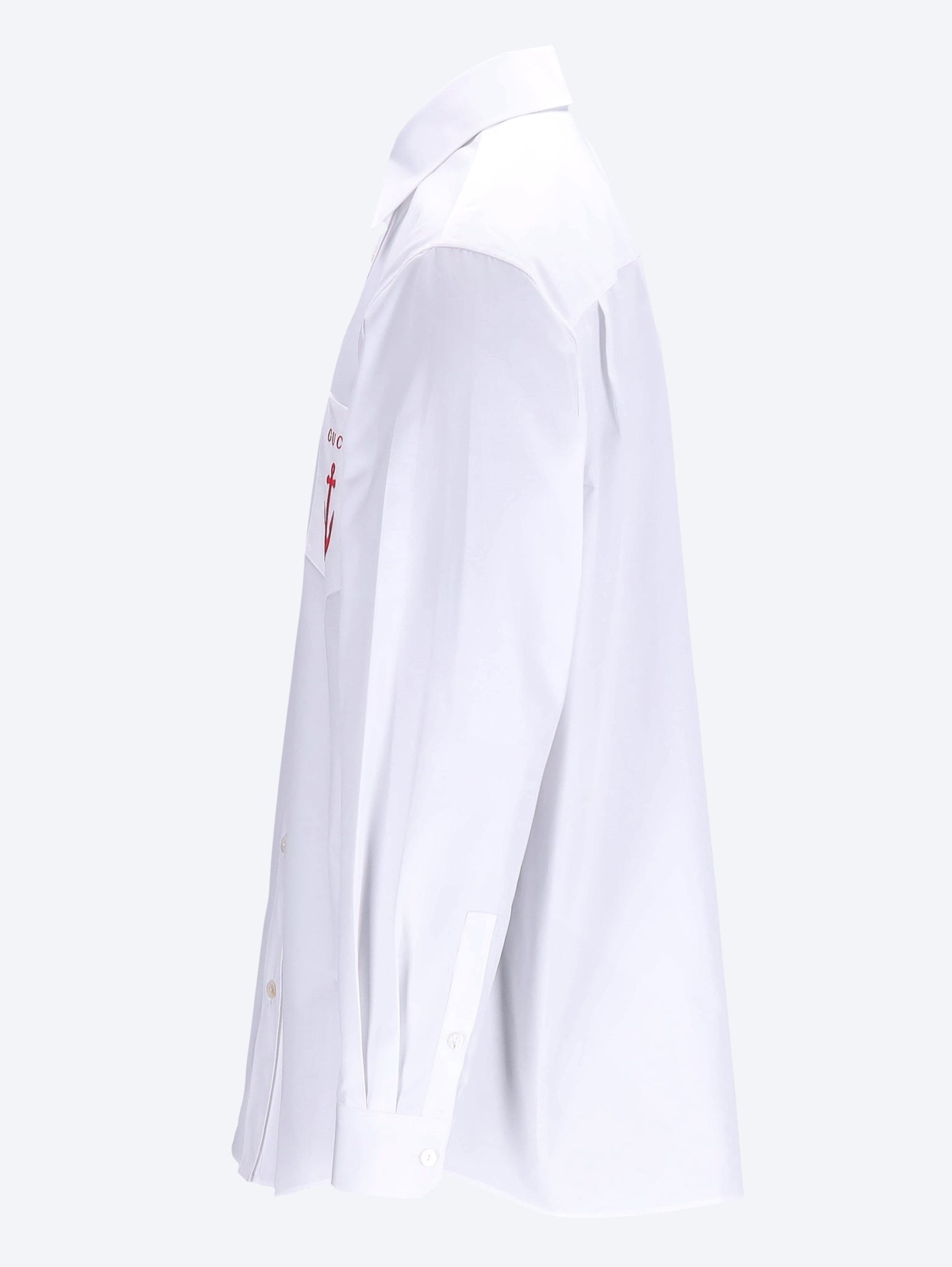 Оригінальна Embroidery Cotton Poplin Shirt Gucci – вид ззаду