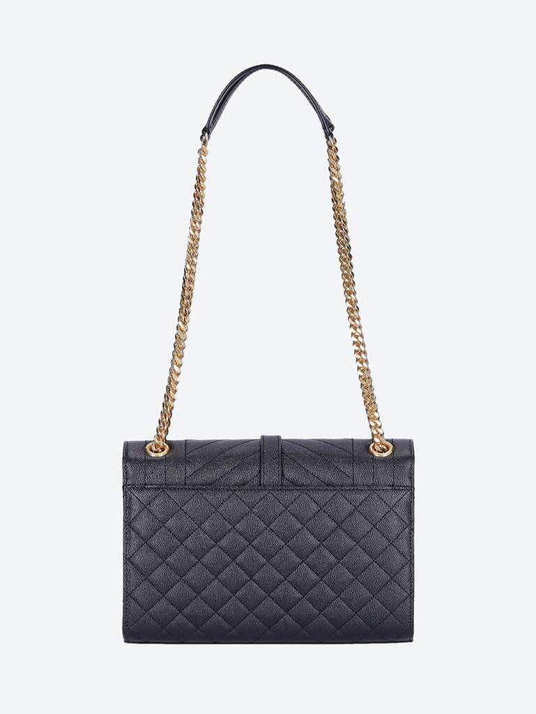 Оригінальна Envelope Medium Quilted Leather Shoulder Bag Saint laurent – збільшений вид
