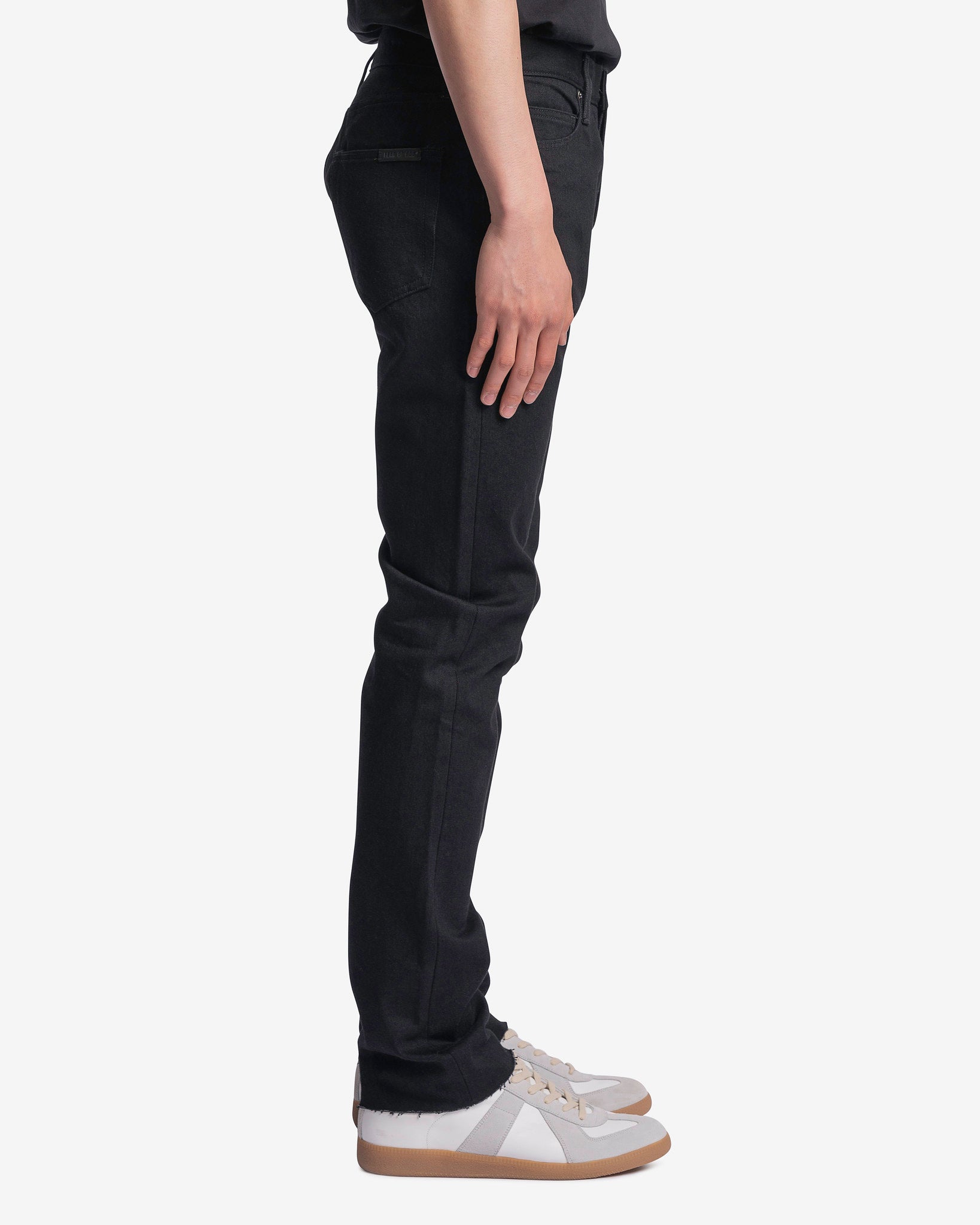 Eternal Denim 5 Pocket In 5 Year In Raw Black Fear of god – Гарантія оригінальності – вид ззаду - FEAR OF GOD
