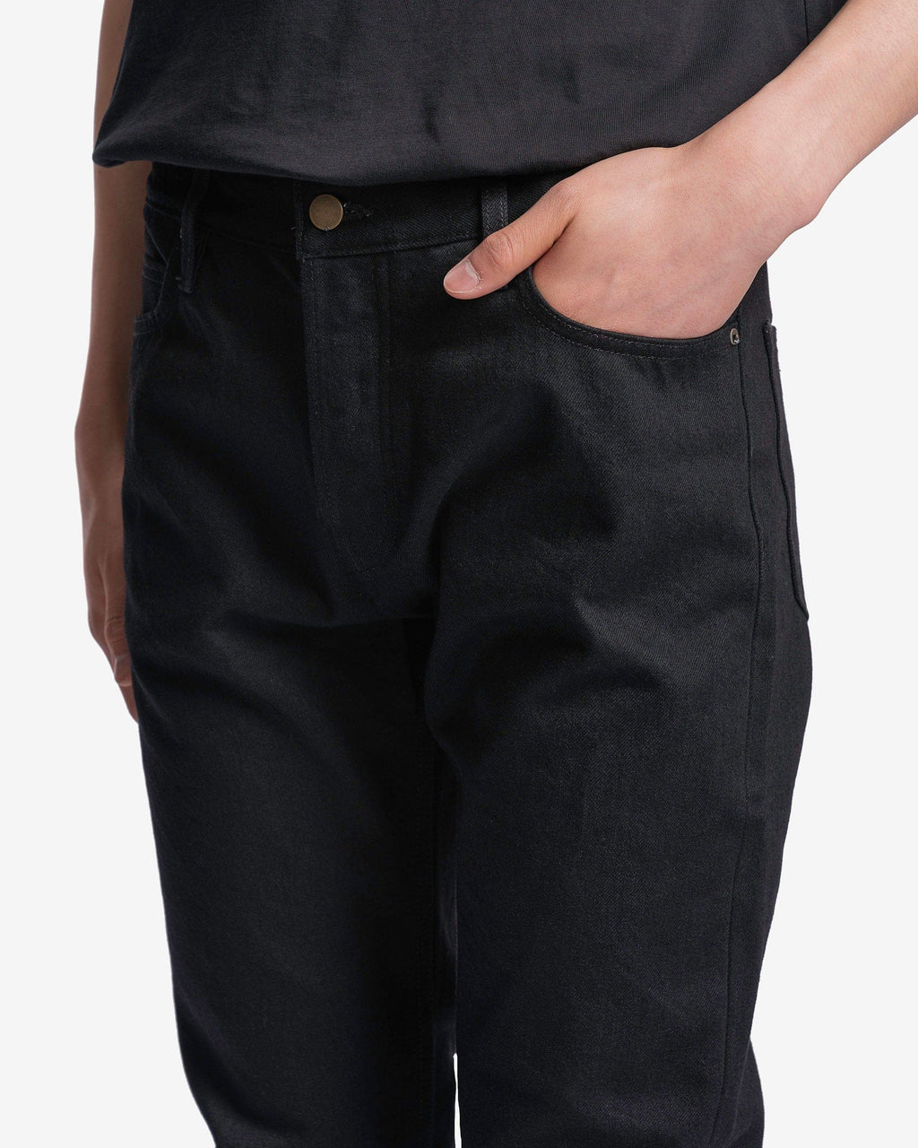 Eternal Denim 5 Pocket In 5 Year In Raw Black Fear of god – Гарантія оригінальності – збільшений вид
