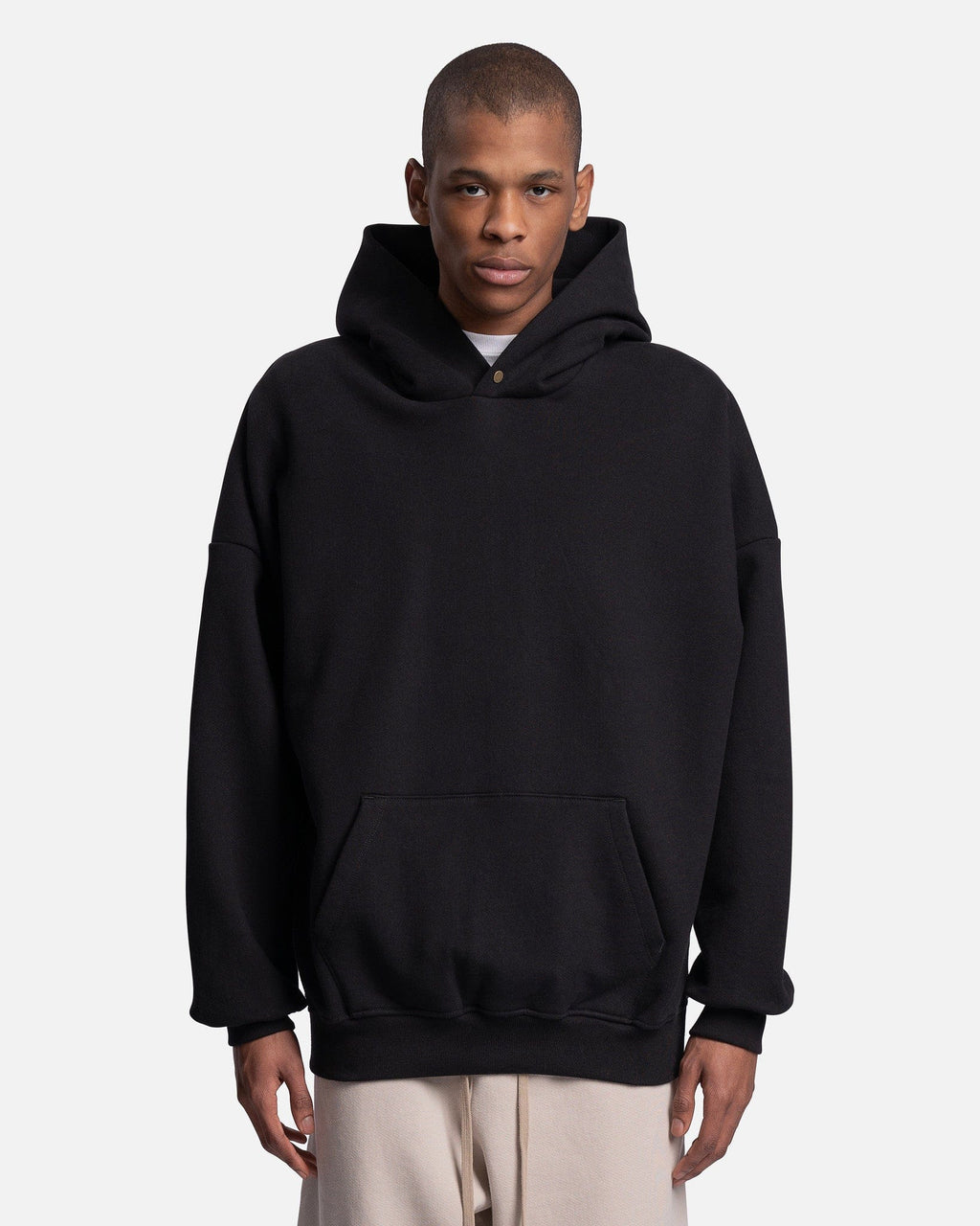 Eternal Fleece Hoodie In Black Fear of god – Гарантія оригінальності – боковий вид