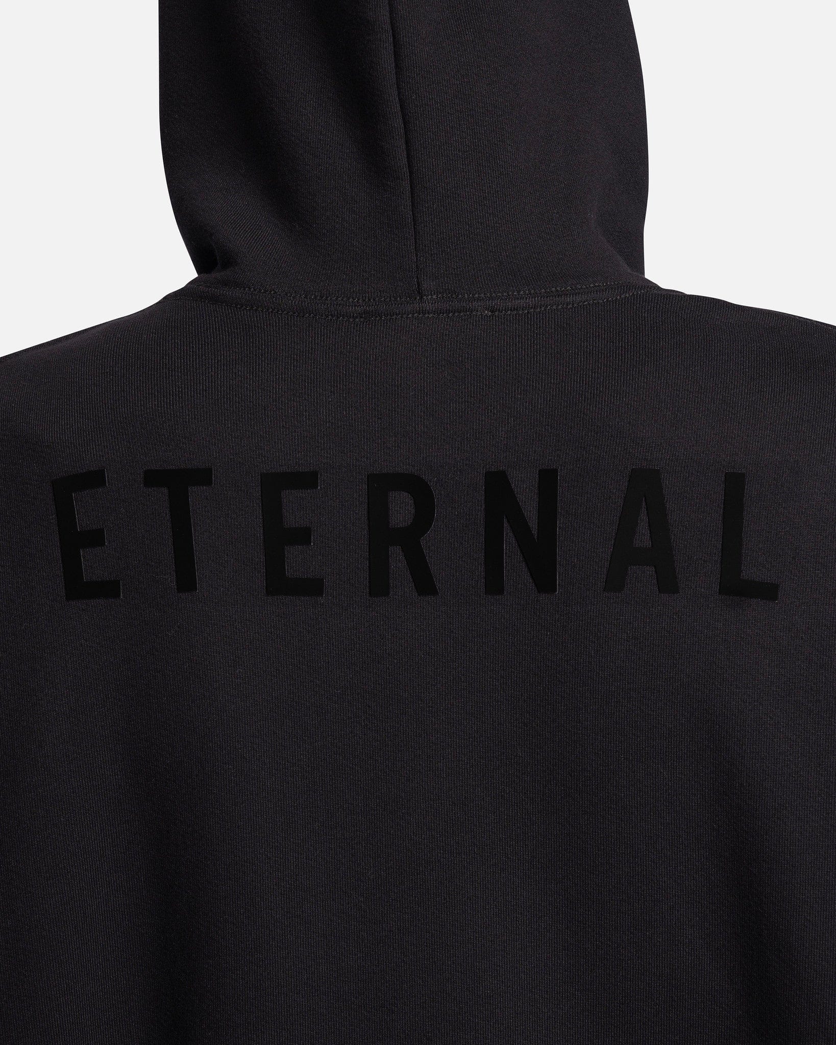 Eternal Fleece Hoodie In Black Fear of god – Гарантія оригінальності – збільшений вид - FEAR OF GOD