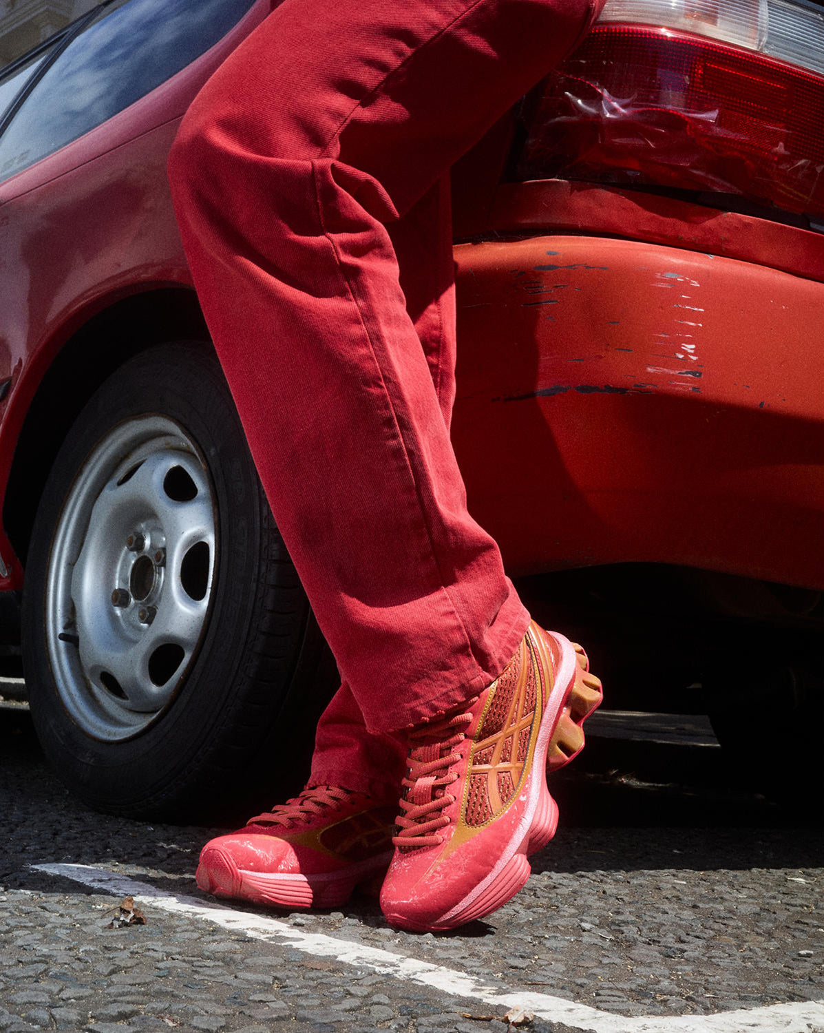 Оригінальна Us6 S Gel Kinetic Fluent Asics – вид ззаду