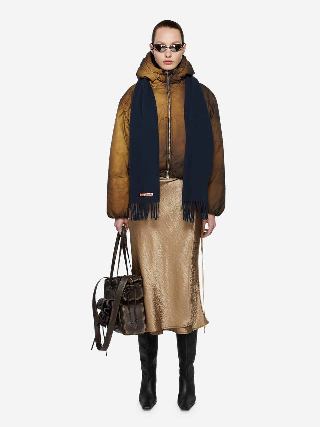 Logo Wool Scarf Acne studios оригінал – Купити в Україні – вид ззаду