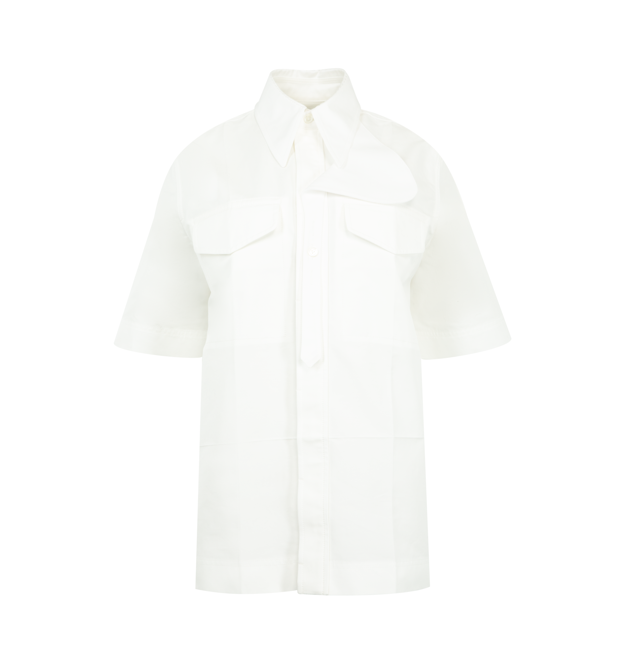 Compact Cotton Toile Shirt Bottega veneta оригінал – Купити в Україні – боковий вид