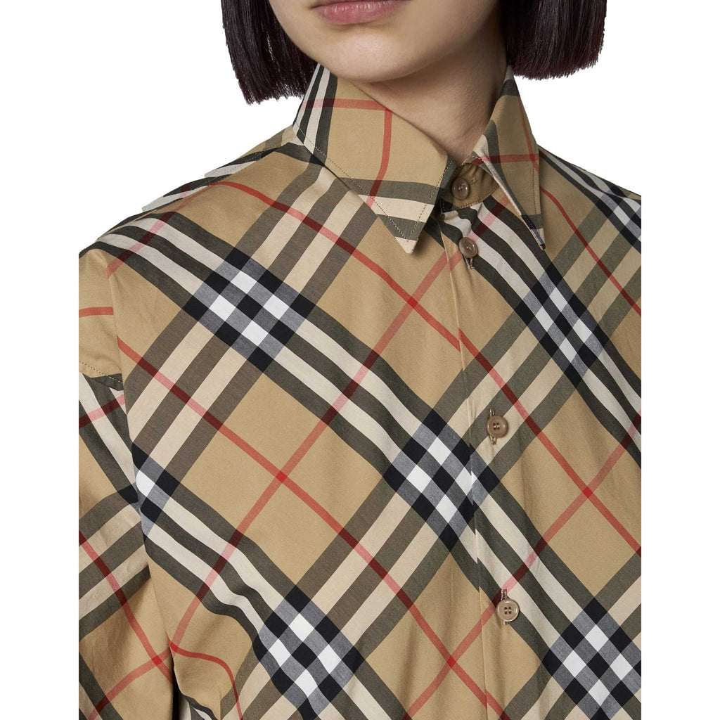 Оригінальна Check Cotton Shirt Burberry – збільшений вид
