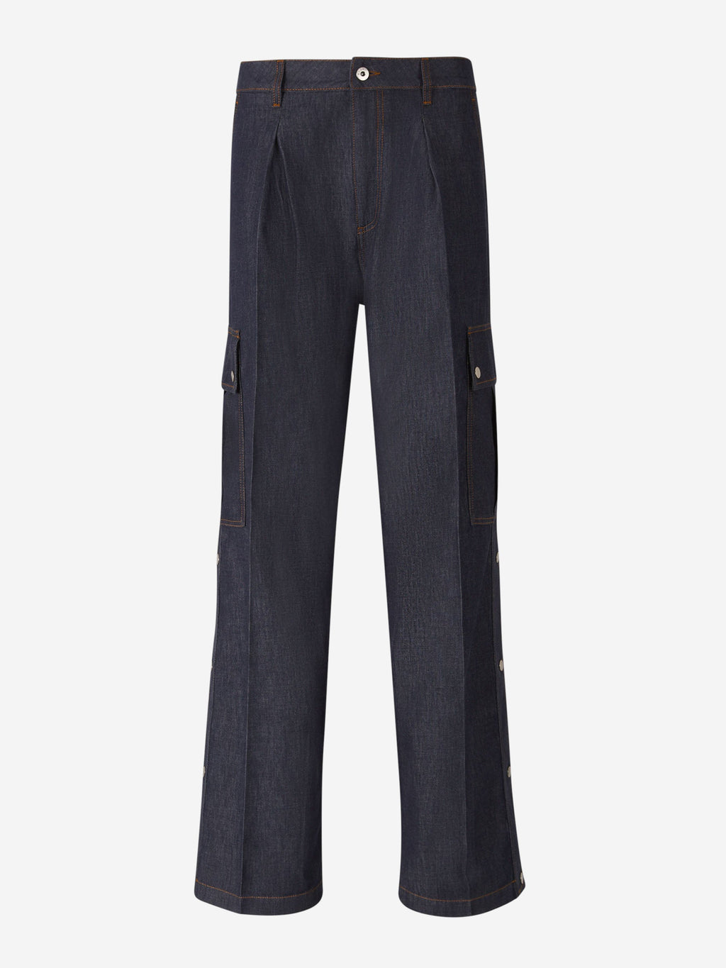 Denim Cargo Trousers Burberry – Гарантія оригінальності – боковий вид