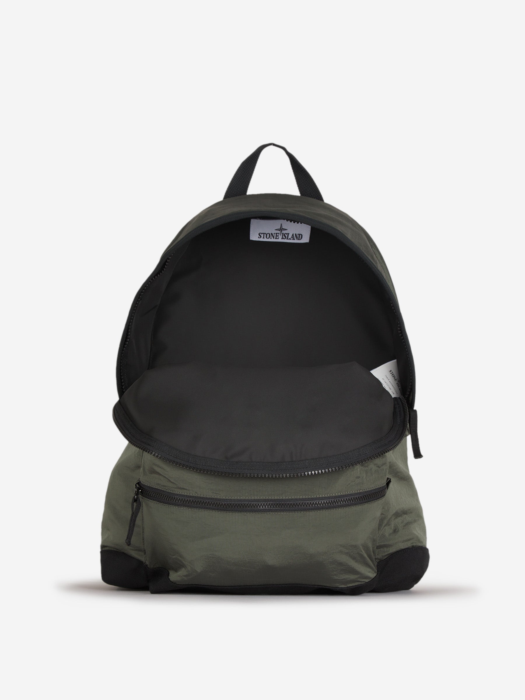 Nylon Logo Backpack Stone island оригінал – Купити в Україні – збільшений вид - STONE ISLAND