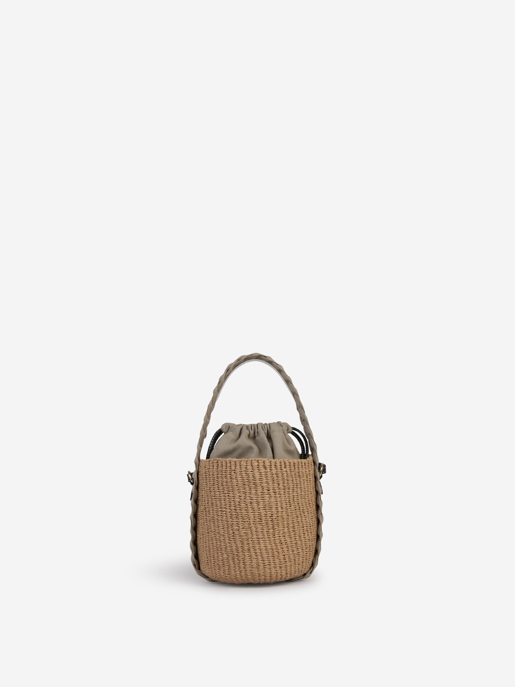 Оригінальна Raffia Mini Woody Bag Chloe – боковий вид