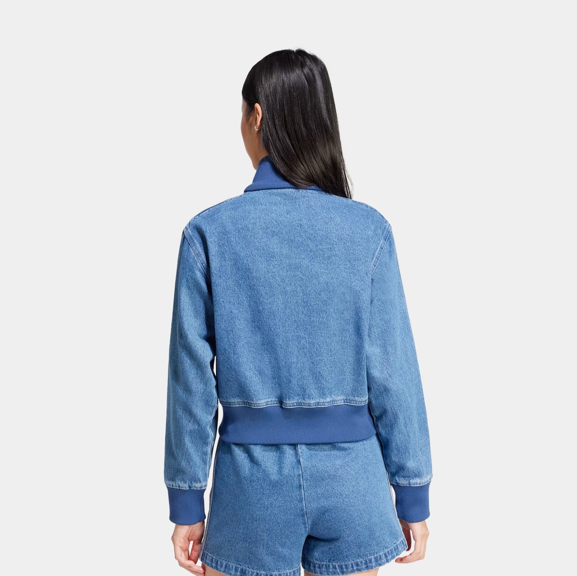 Adicolor Denim Track Womens Jacket Adidas оригінал – Купити в Україні – вид ззаду - ADIDAS