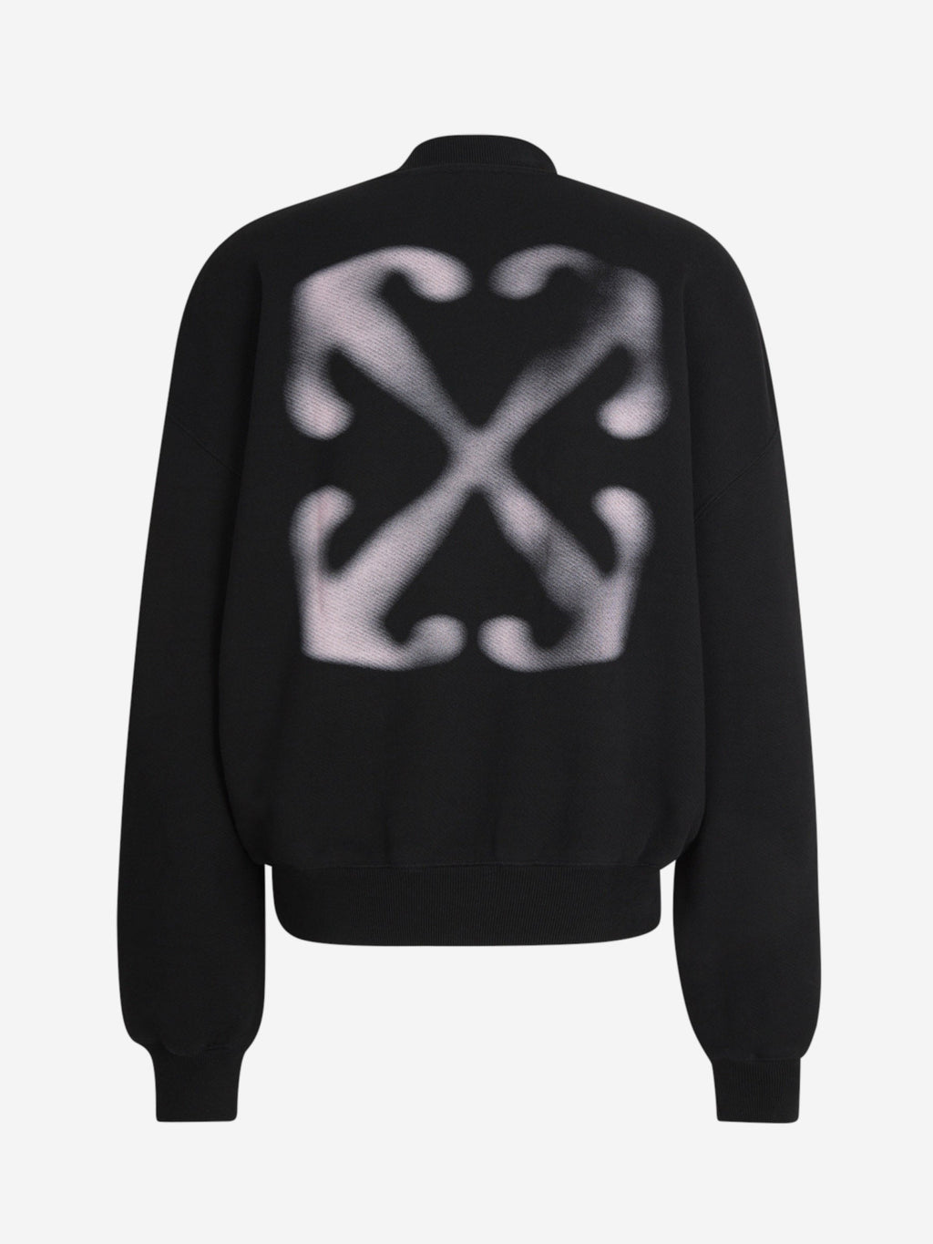 Cotton Logo Sweatshirt Off-white оригінал – Купити в Україні – вид ззаду