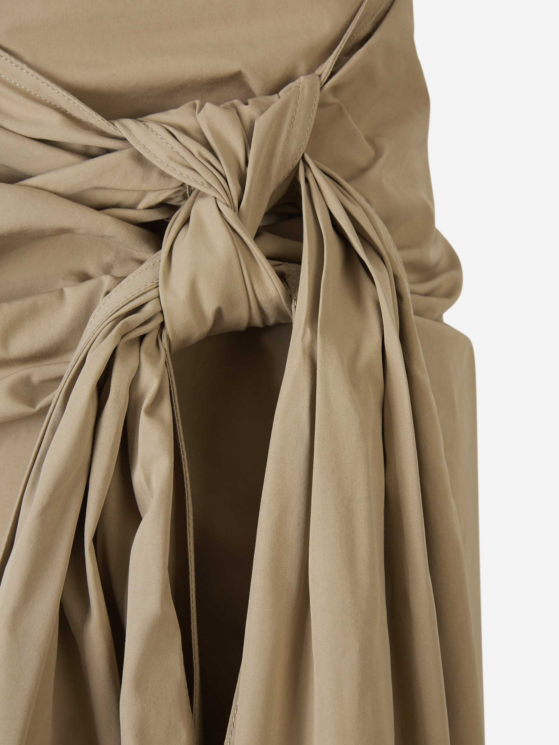 Оригінальна Draped MIDI Skirt Bottega veneta – збільшений вид